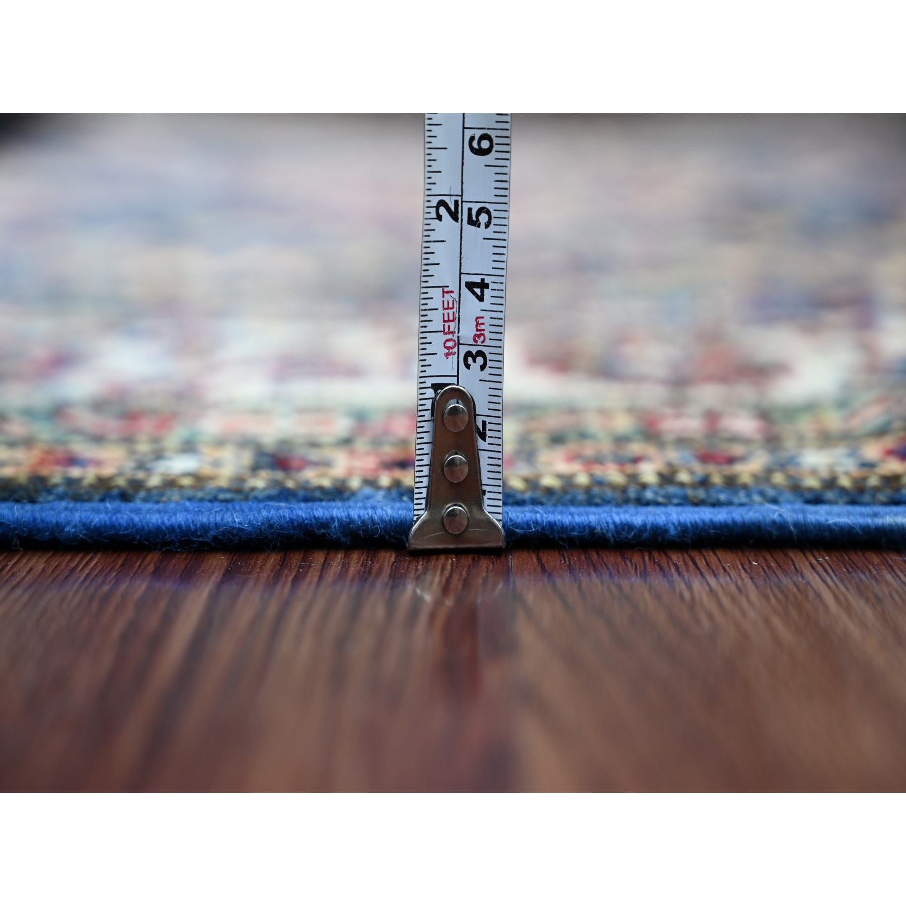 Tribal-Geometric-Hand-Knotted-Rug-106730