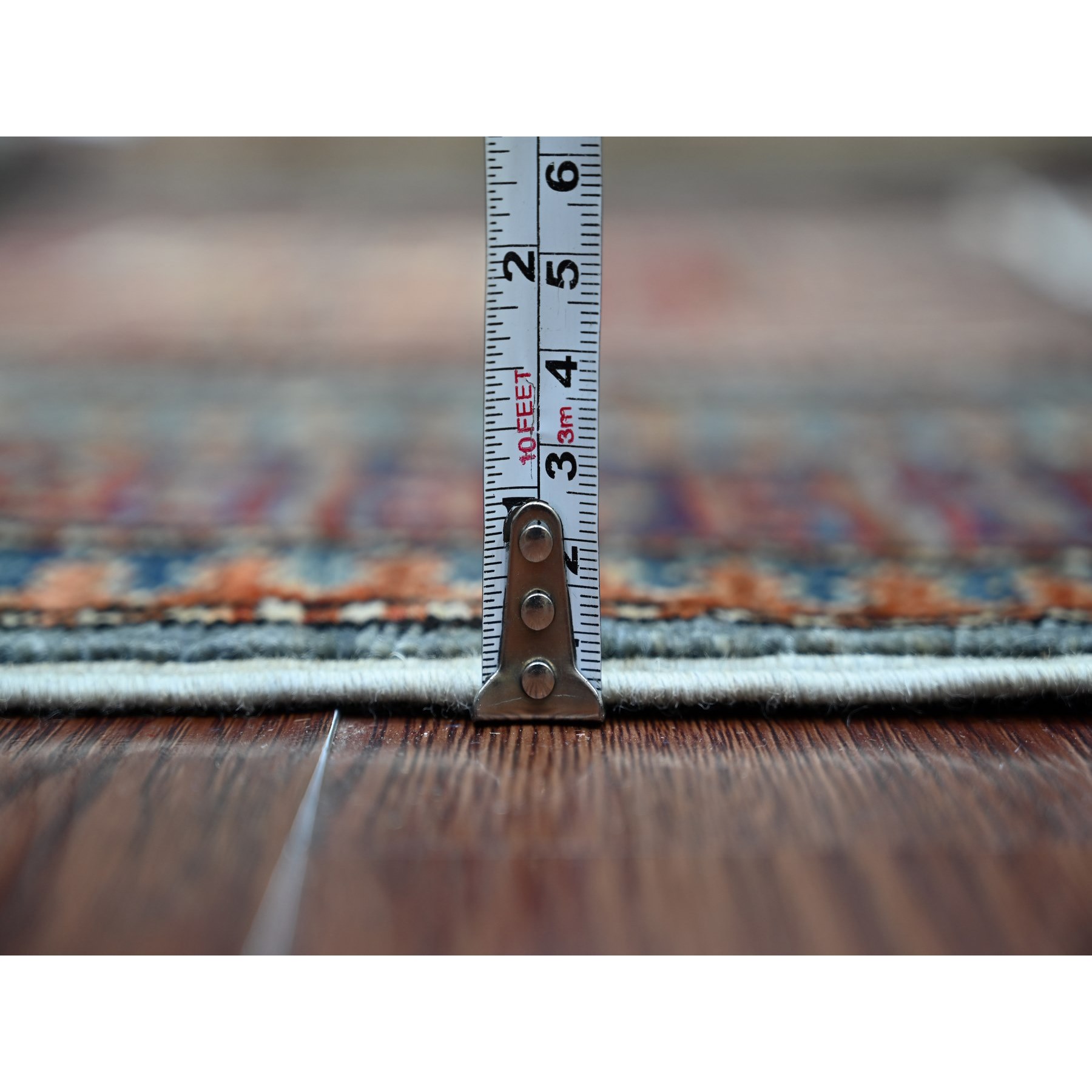 Tribal-Geometric-Hand-Knotted-Rug-106735