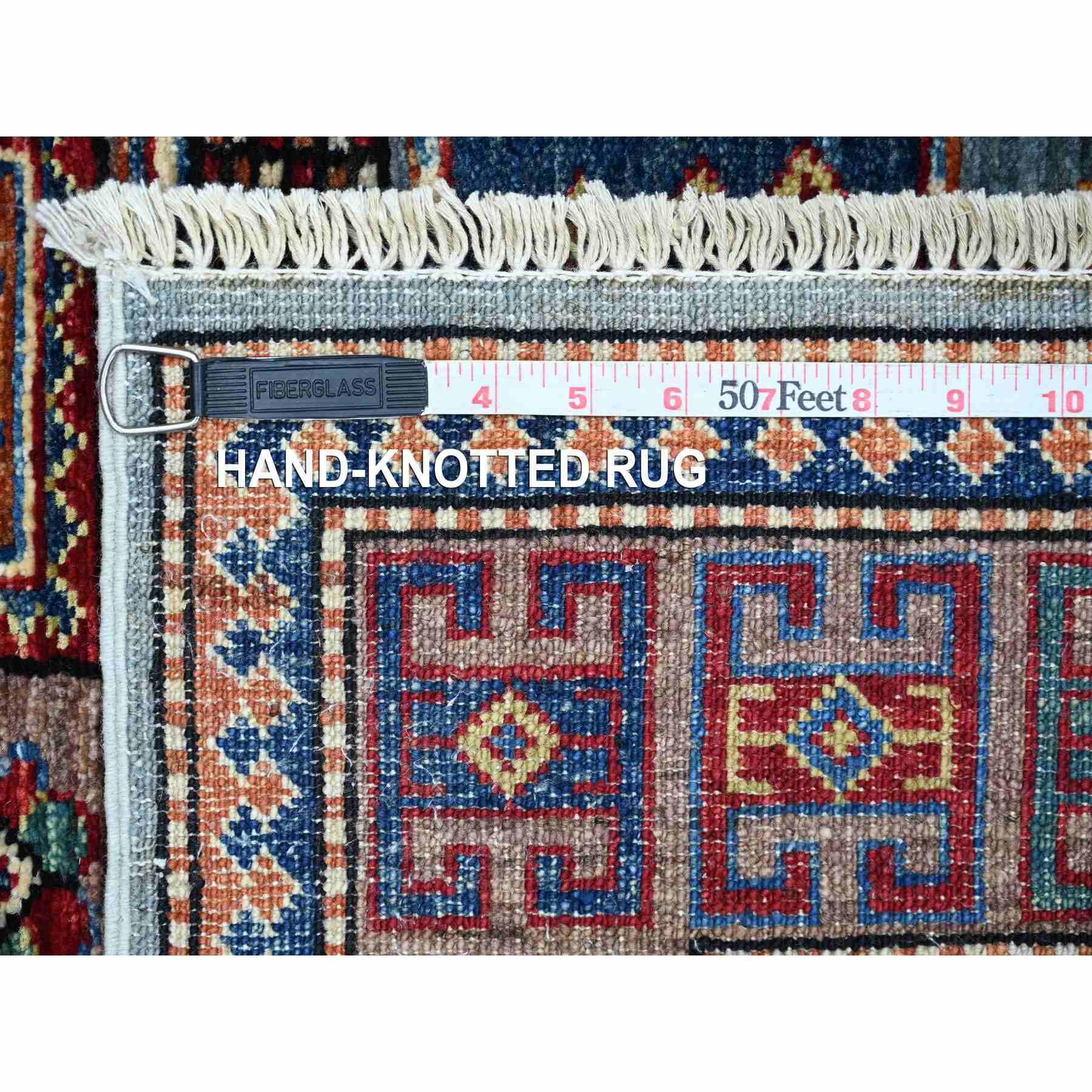 Tribal-Geometric-Hand-Knotted-Rug-106735