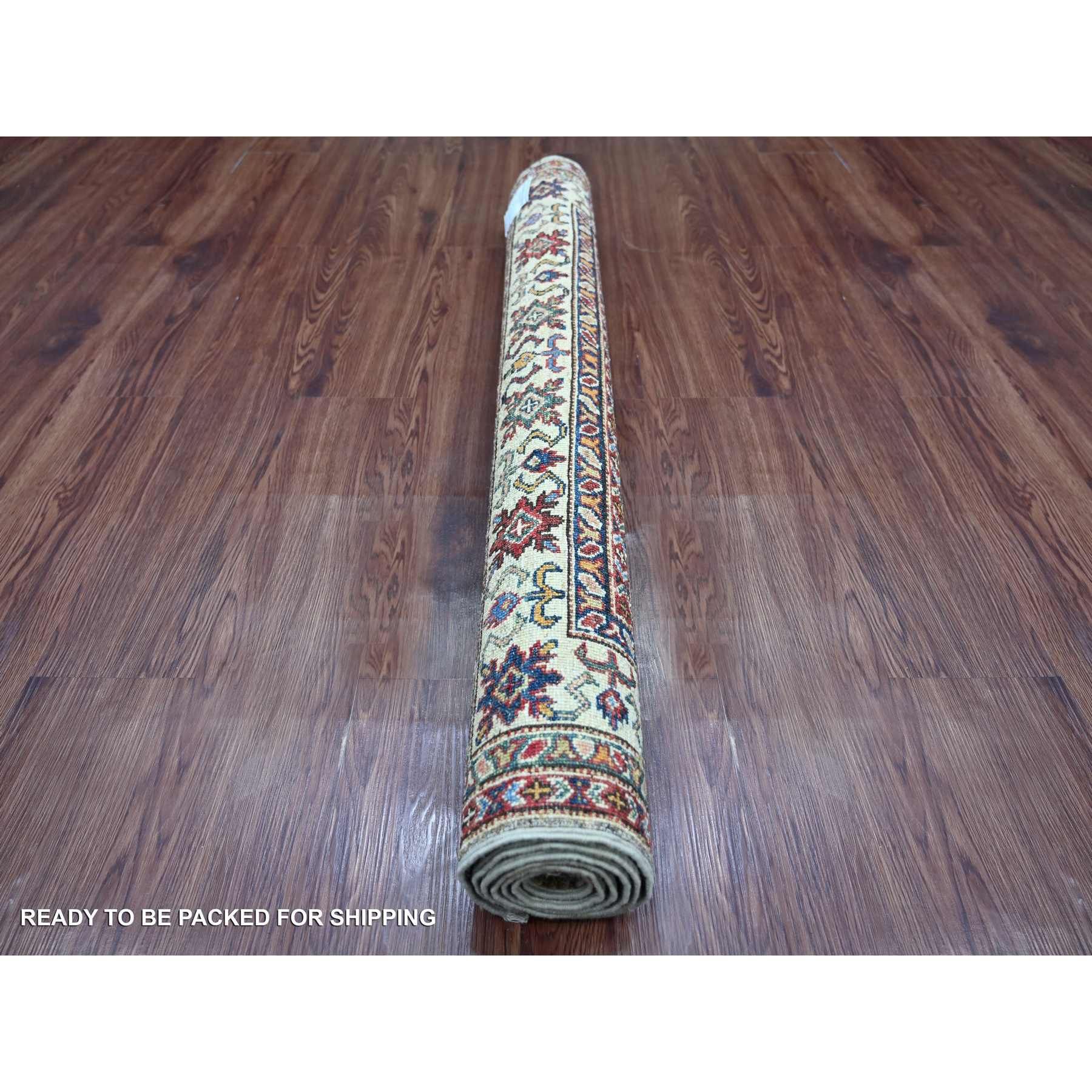 Tribal-Geometric-Hand-Knotted-Rug-106740