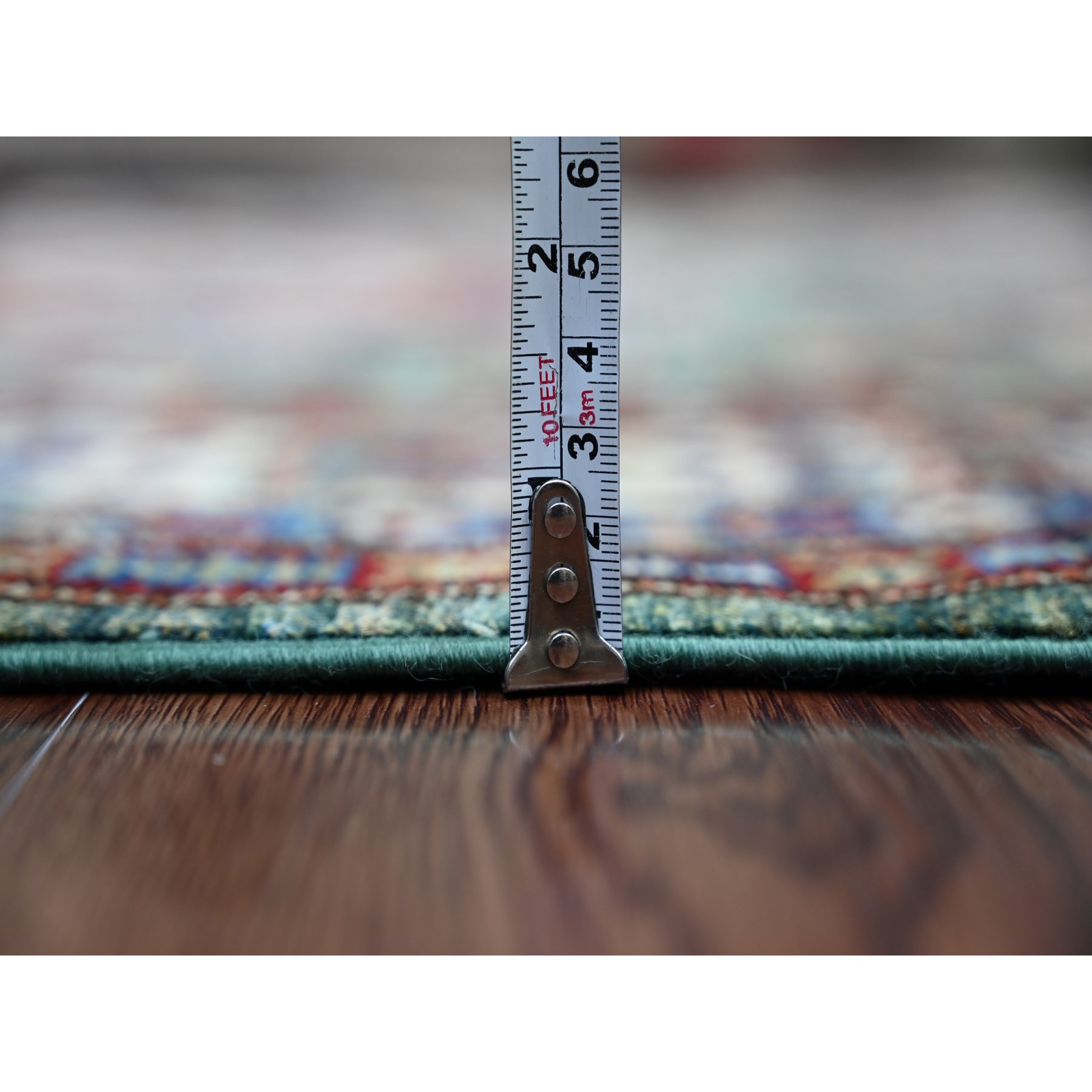 Tribal-Geometric-Hand-Knotted-Rug-106750