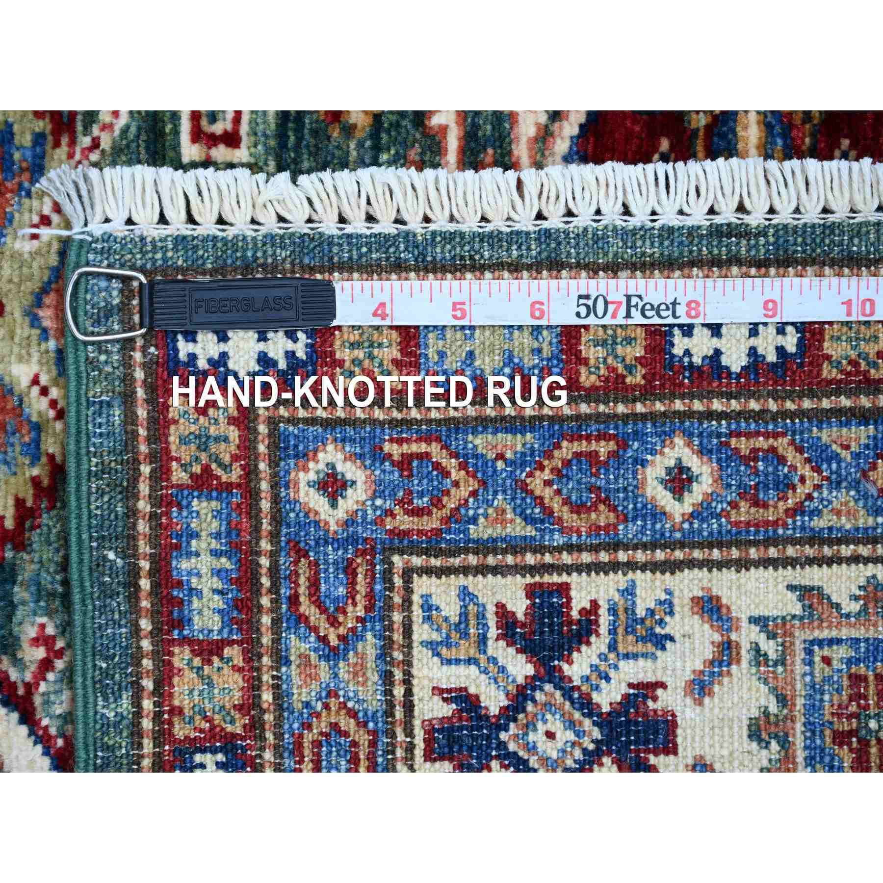 Tribal-Geometric-Hand-Knotted-Rug-106750