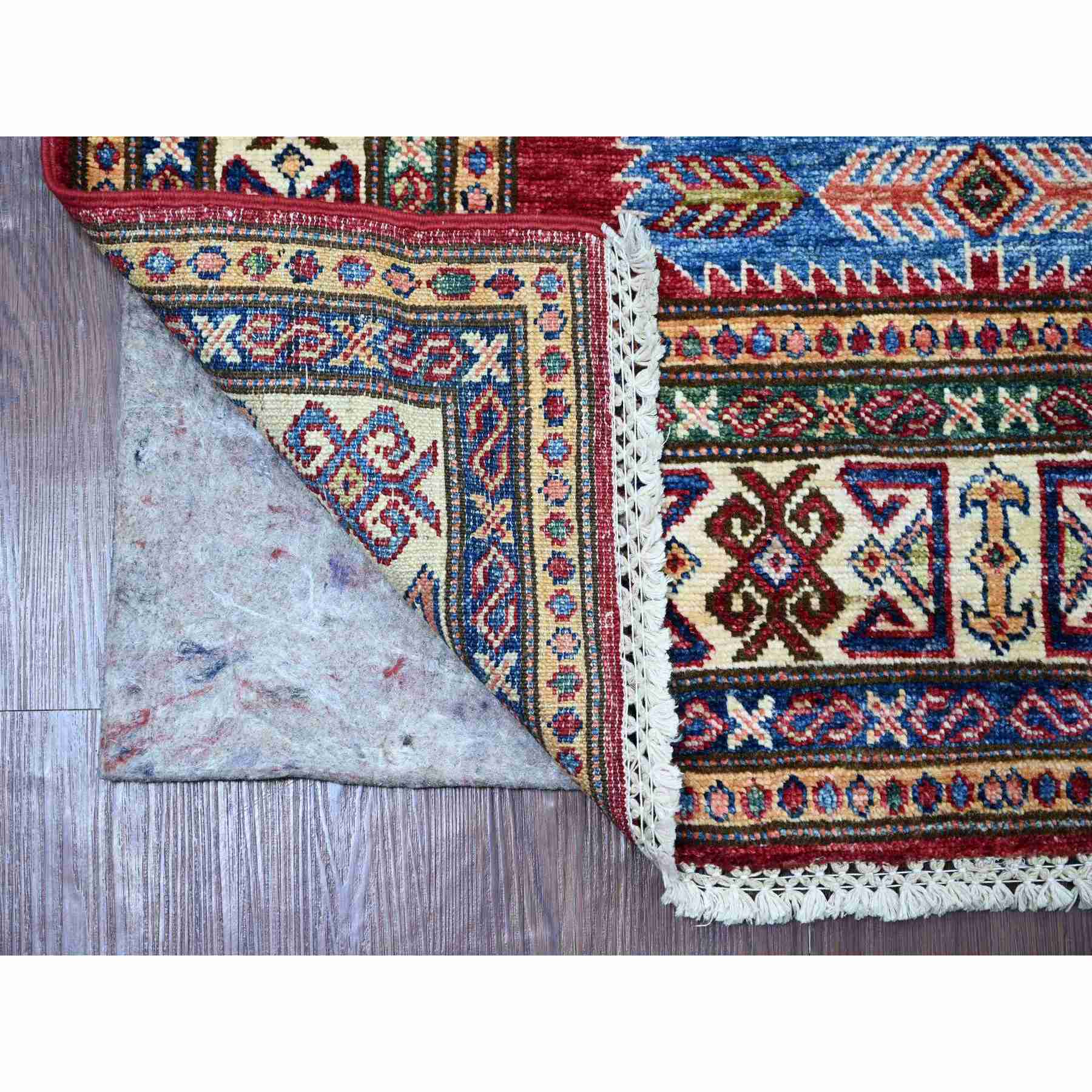 Tribal-Geometric-Hand-Knotted-Rug-106755