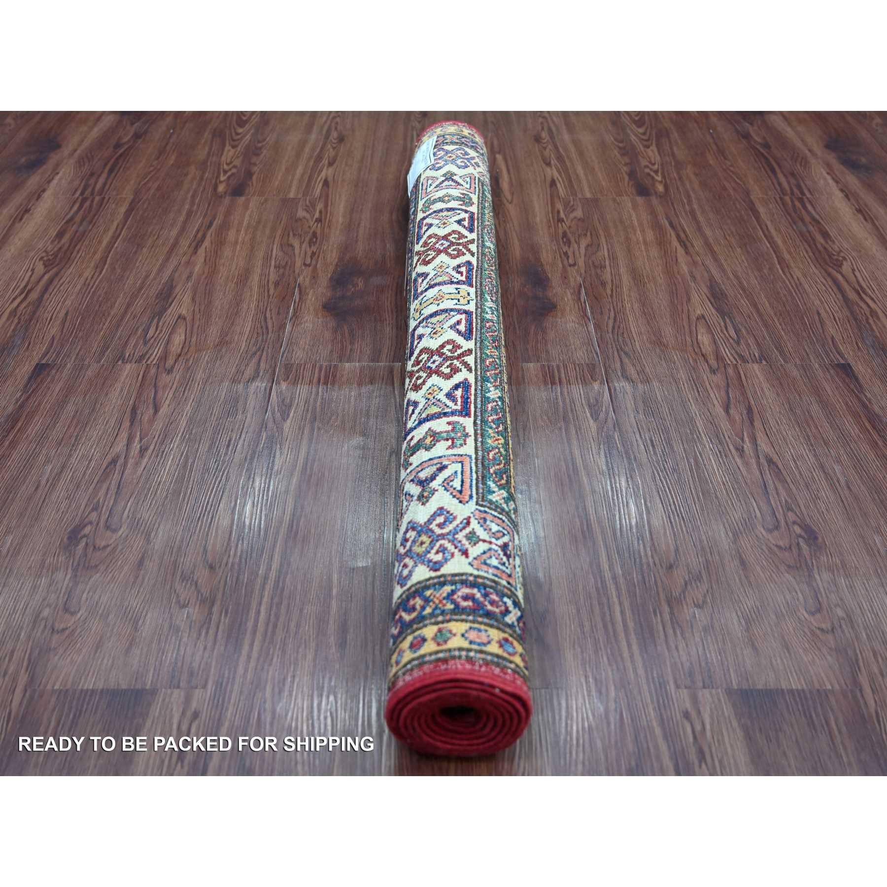 Tribal-Geometric-Hand-Knotted-Rug-106755