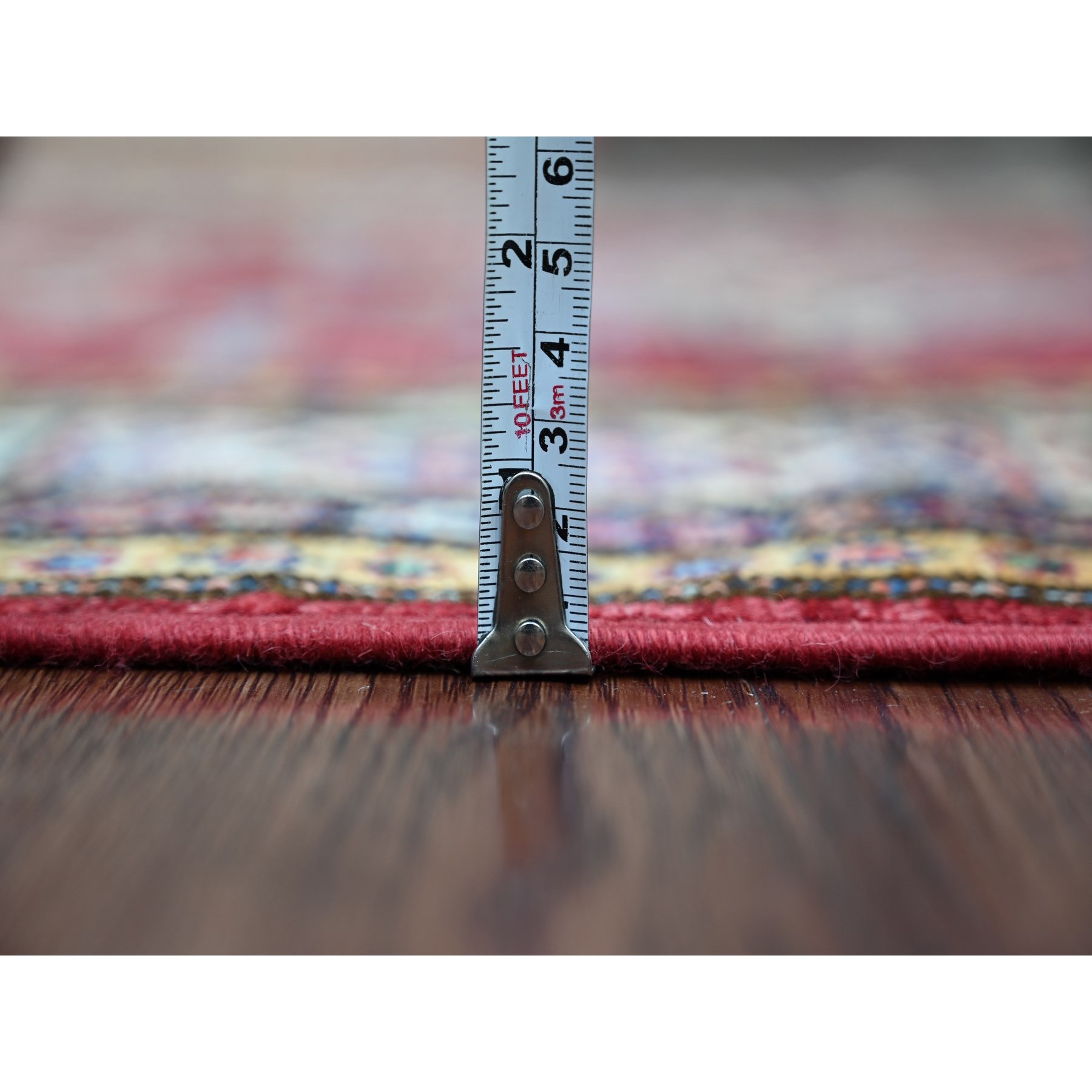 Tribal-Geometric-Hand-Knotted-Rug-106755