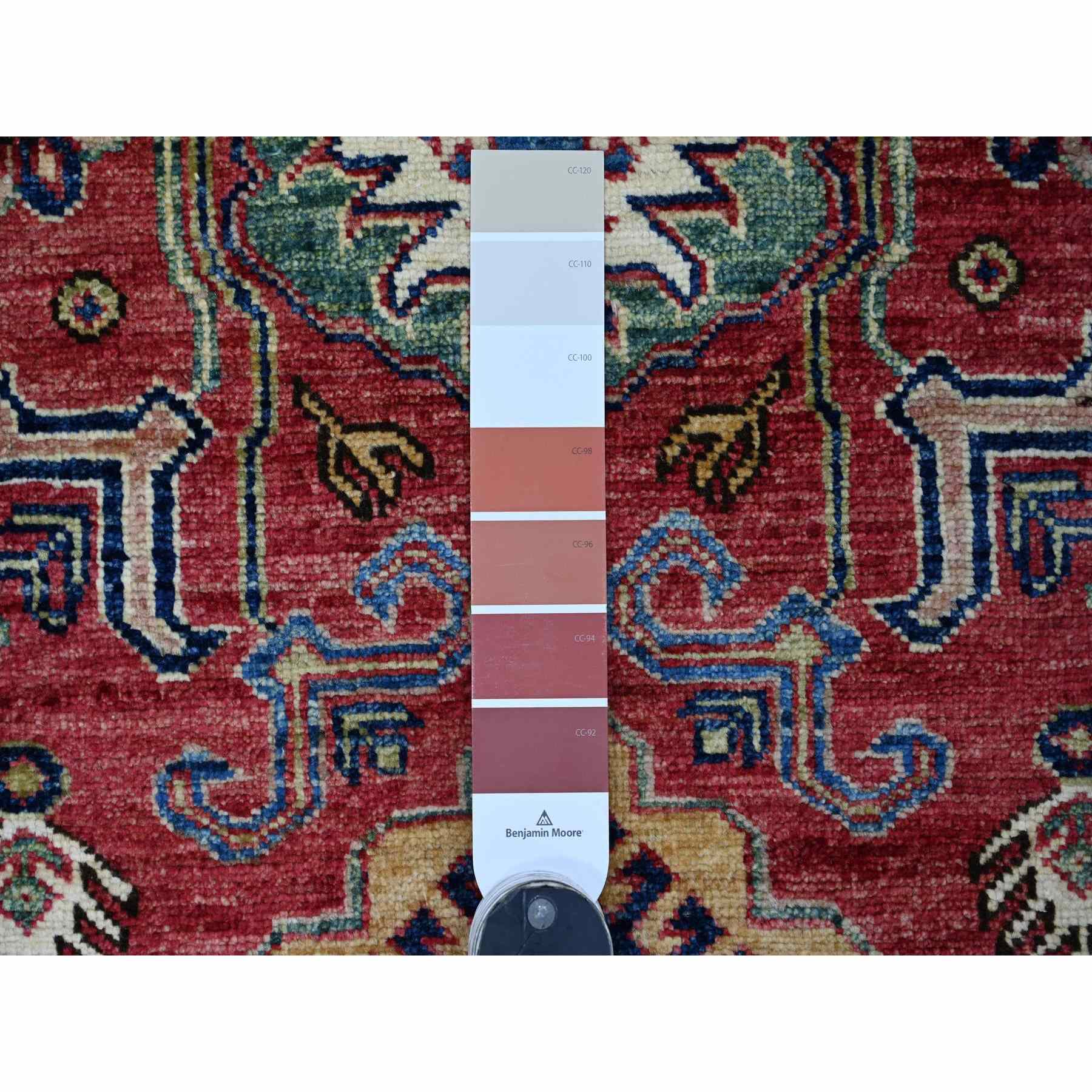 Tribal-Geometric-Hand-Knotted-Rug-106760