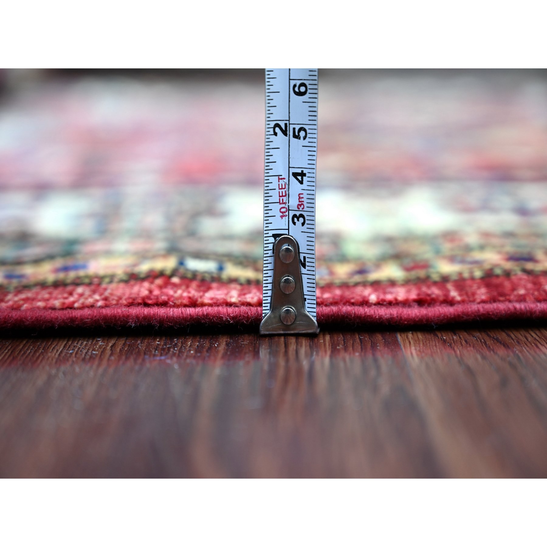 Tribal-Geometric-Hand-Knotted-Rug-106760