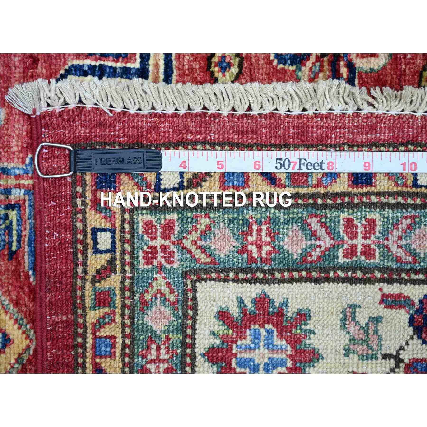 Tribal-Geometric-Hand-Knotted-Rug-106760