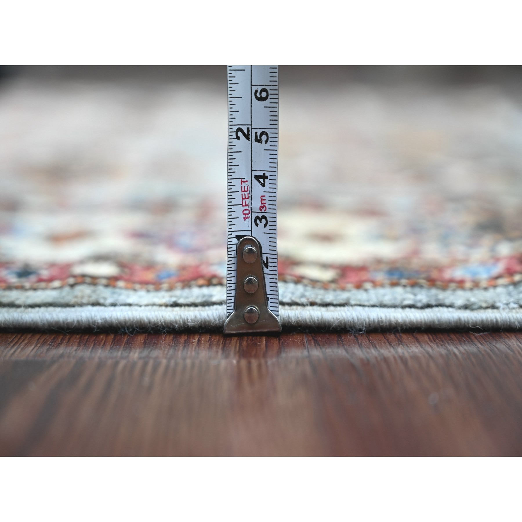 Tribal-Geometric-Hand-Knotted-Rug-106765