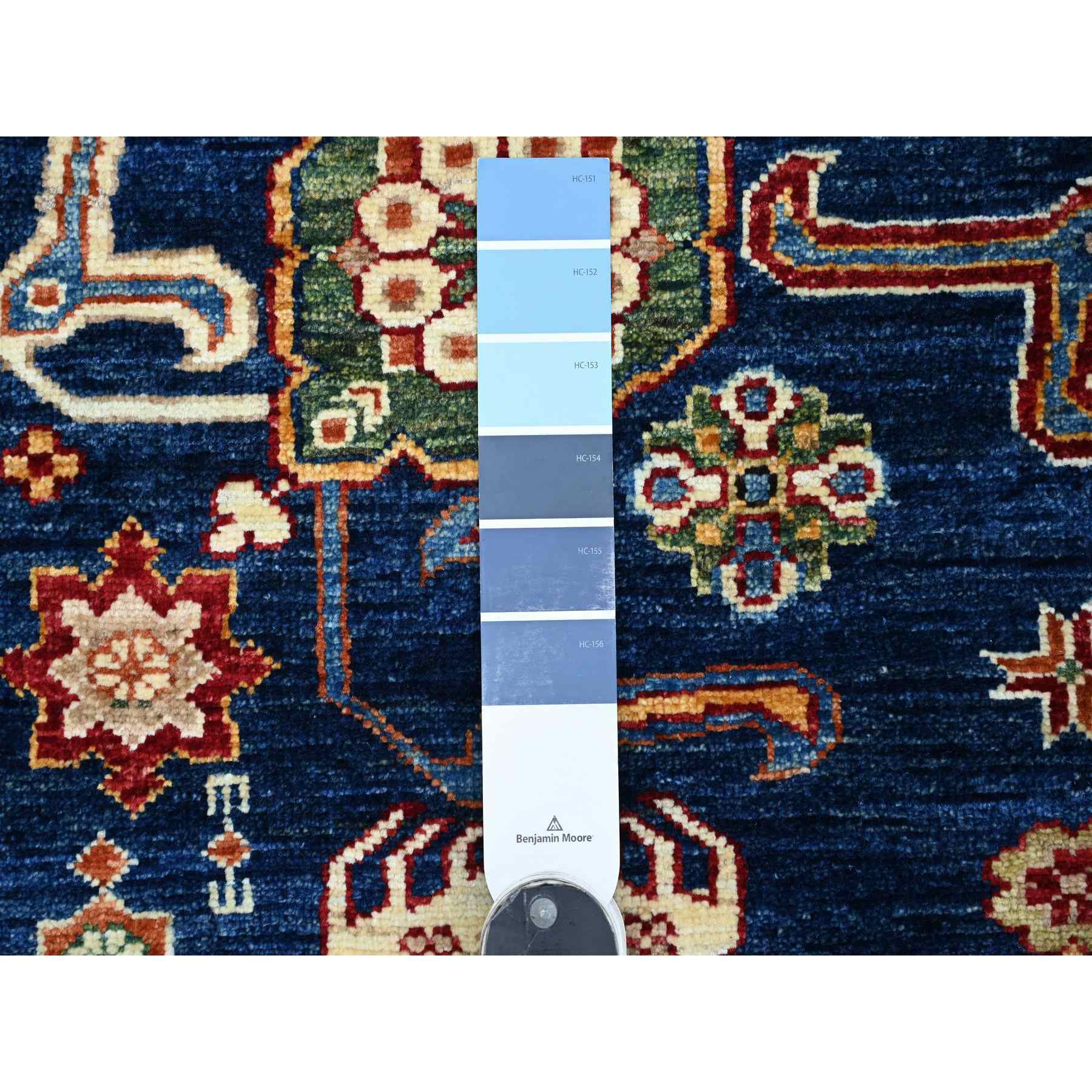 Tribal-Geometric-Hand-Knotted-Rug-106770