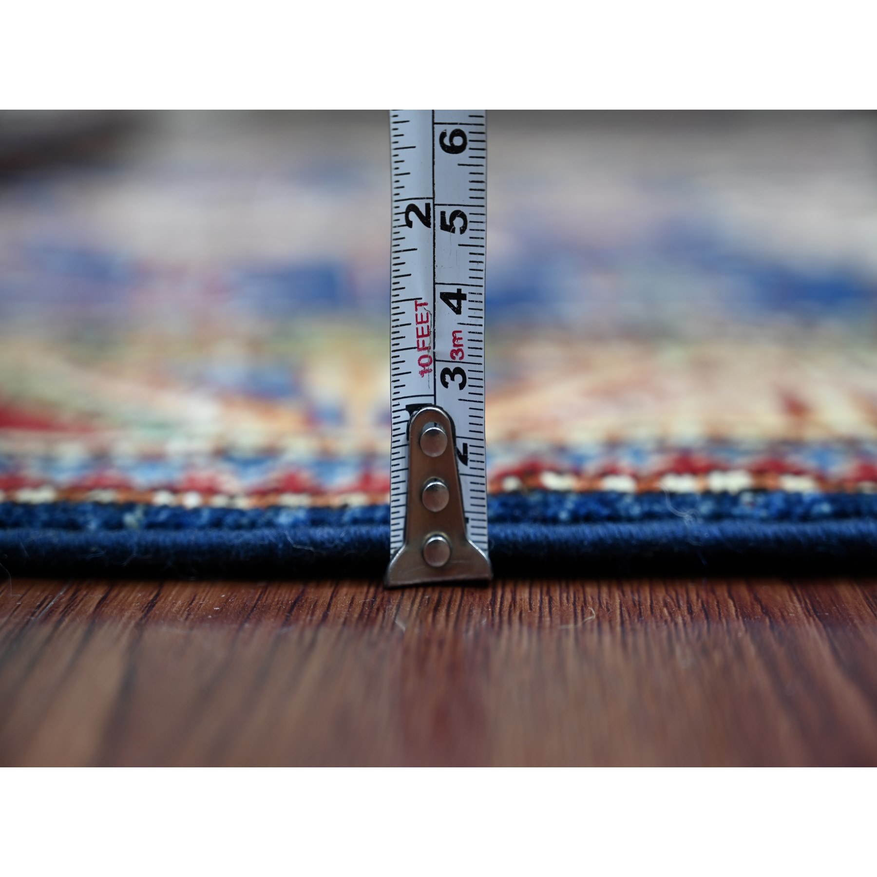 Tribal-Geometric-Hand-Knotted-Rug-106770