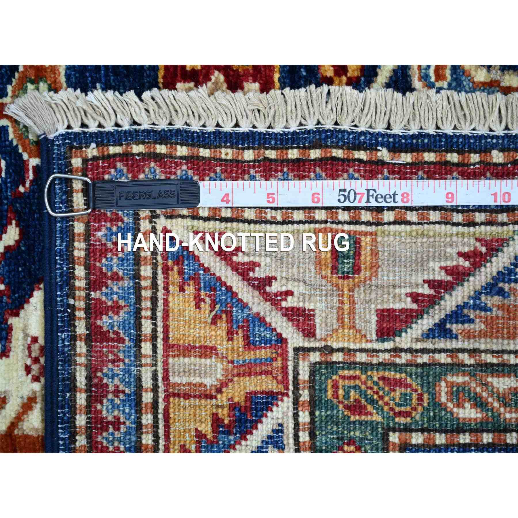 Tribal-Geometric-Hand-Knotted-Rug-106770