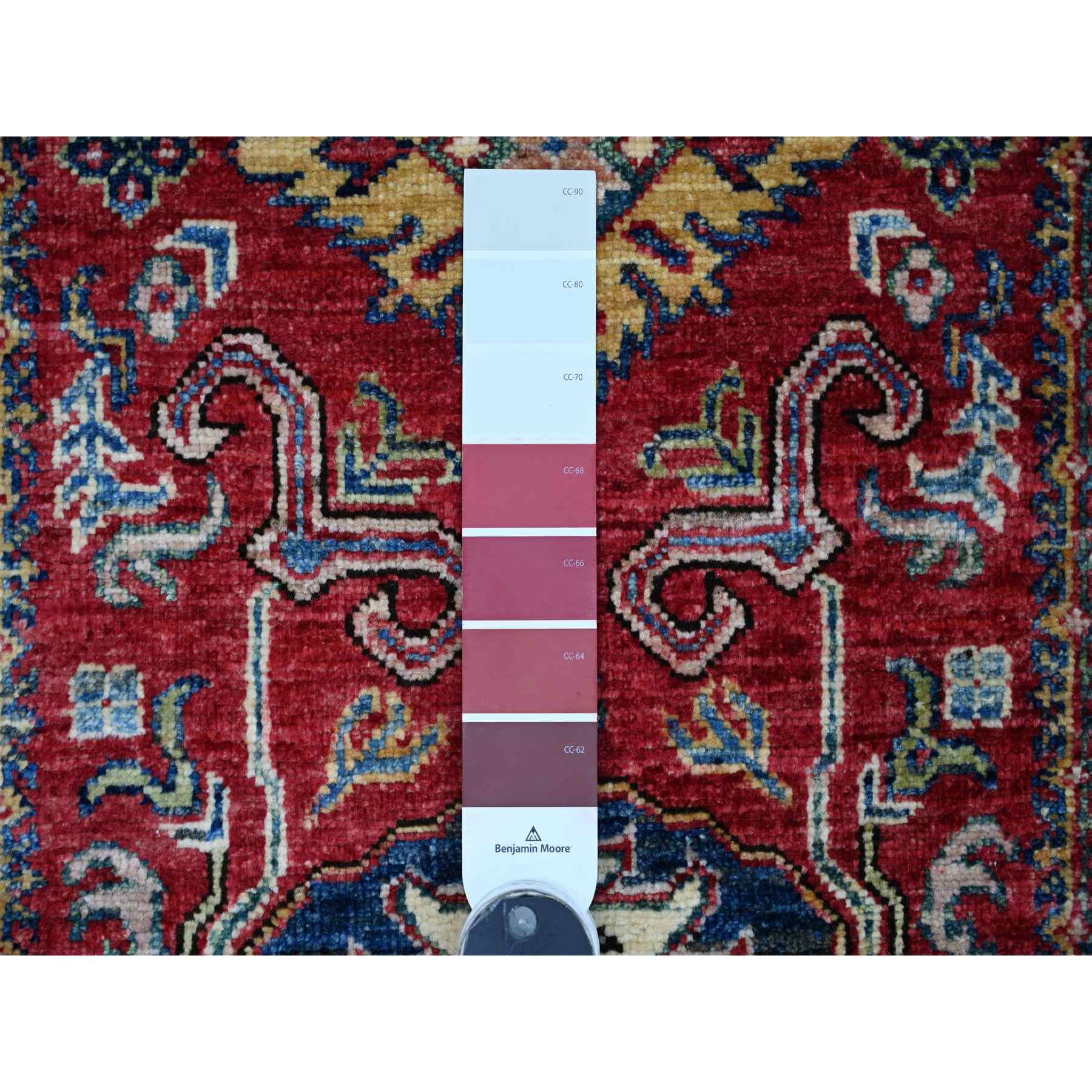 Tribal-Geometric-Hand-Knotted-Rug-106780