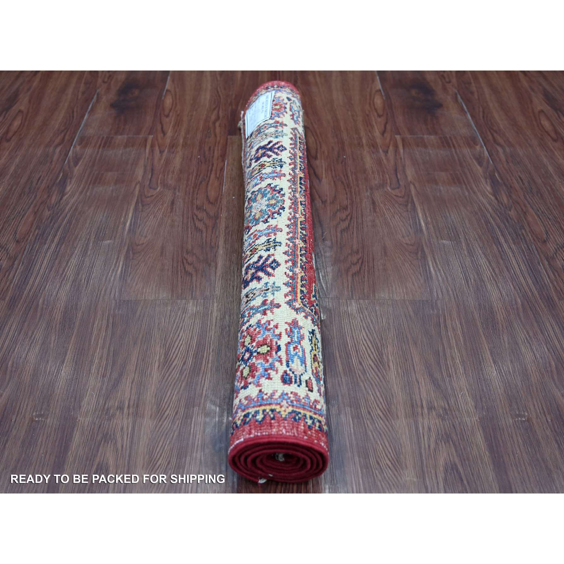 Tribal-Geometric-Hand-Knotted-Rug-106780