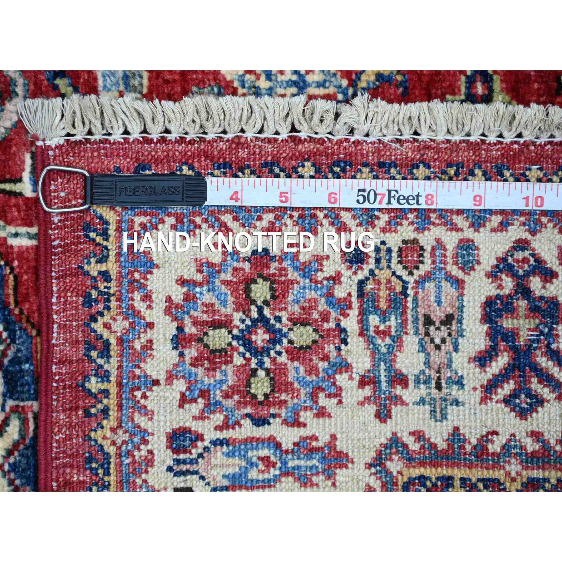 Tribal-Geometric-Hand-Knotted-Rug-106780