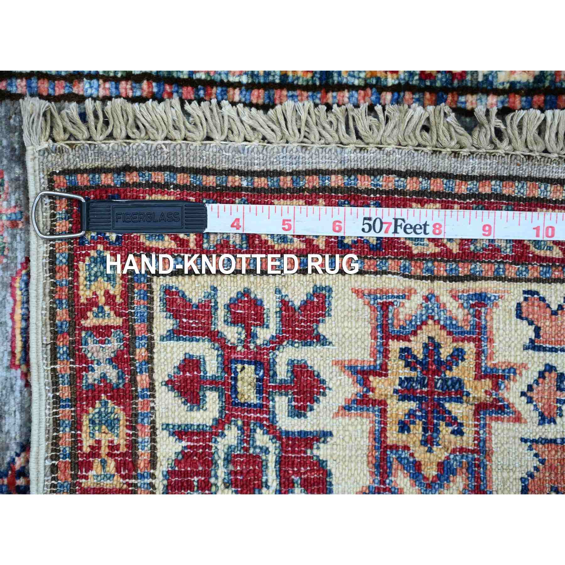 Tribal-Geometric-Hand-Knotted-Rug-106790