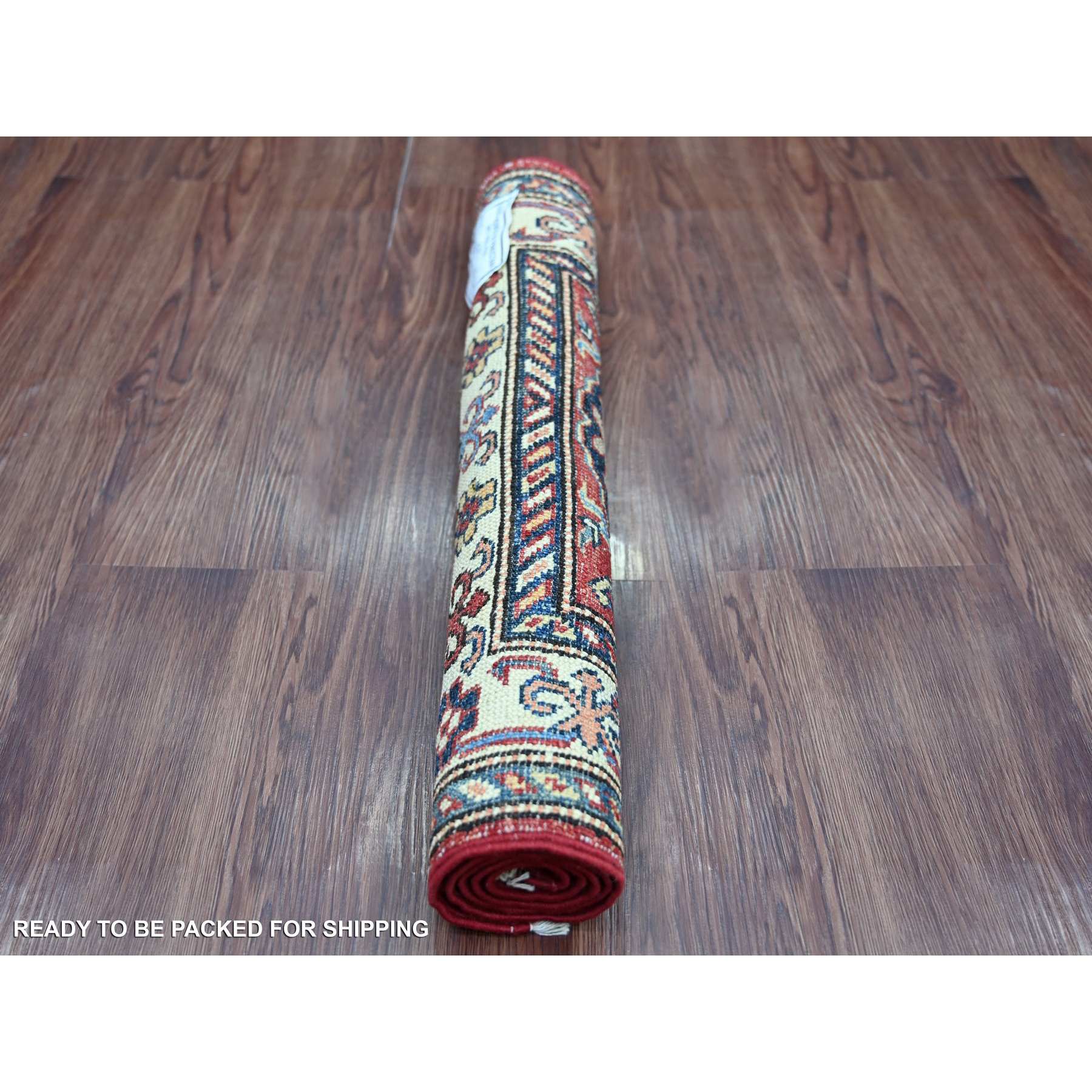 Tribal-Geometric-Hand-Knotted-Rug-106795