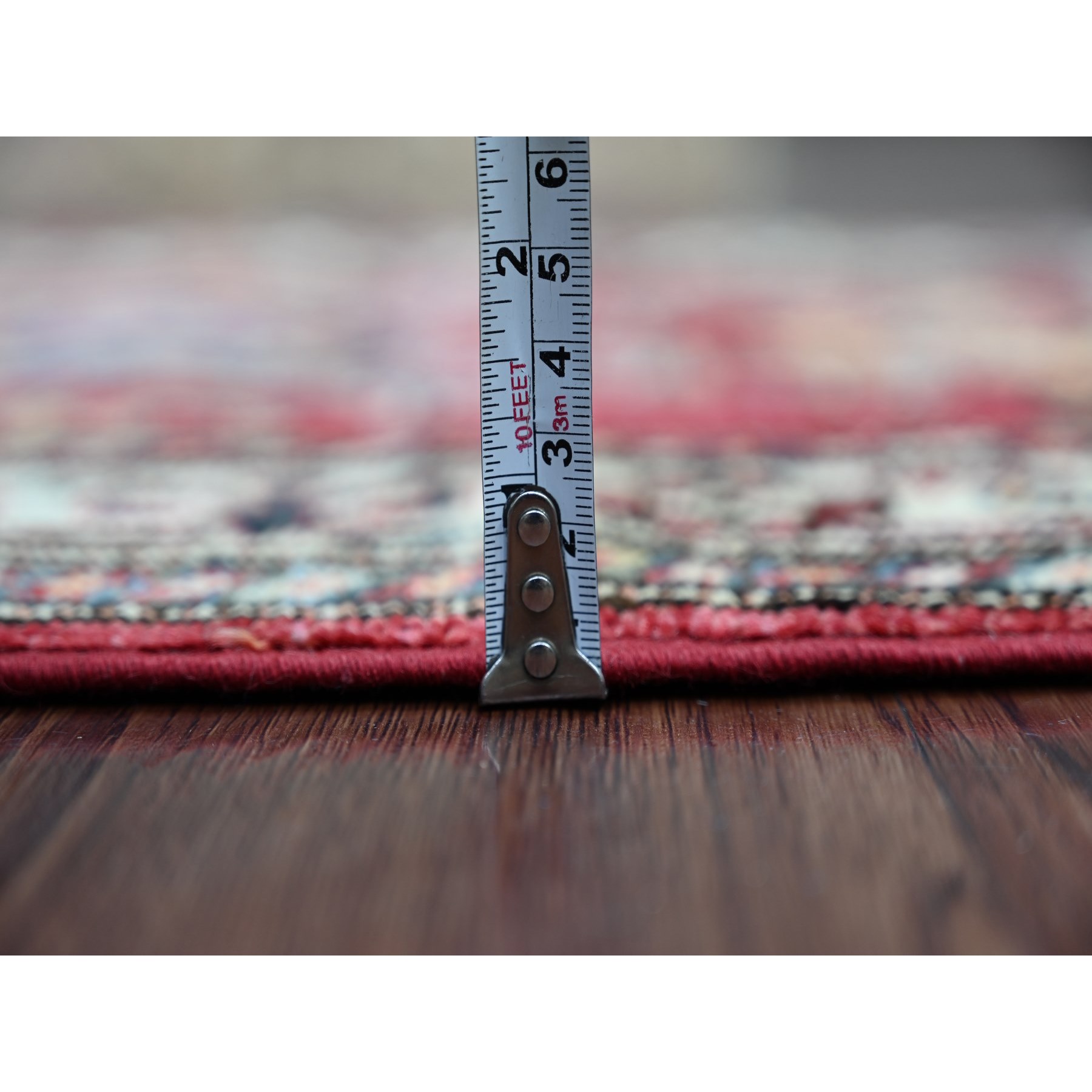 Tribal-Geometric-Hand-Knotted-Rug-106795