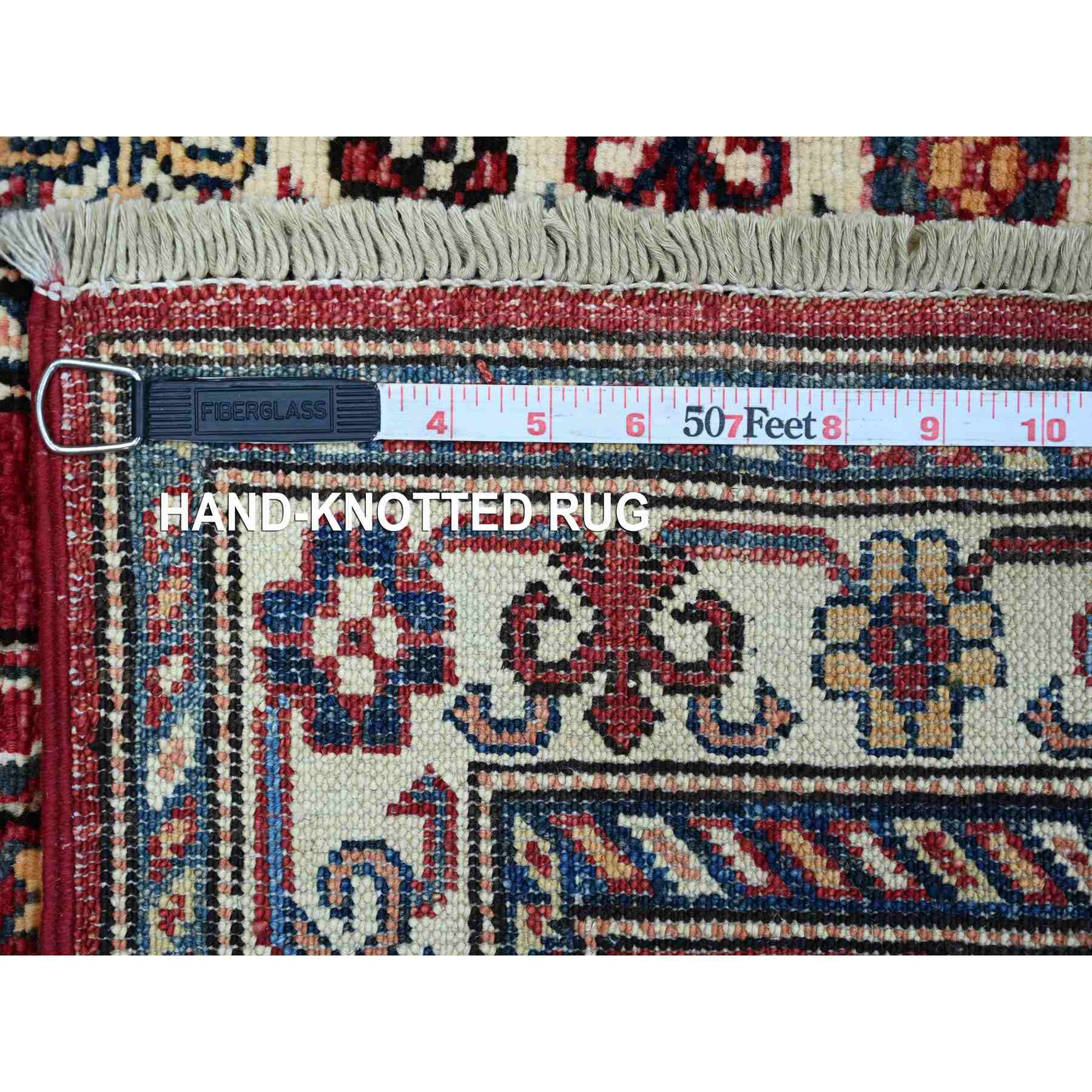 Tribal-Geometric-Hand-Knotted-Rug-106795