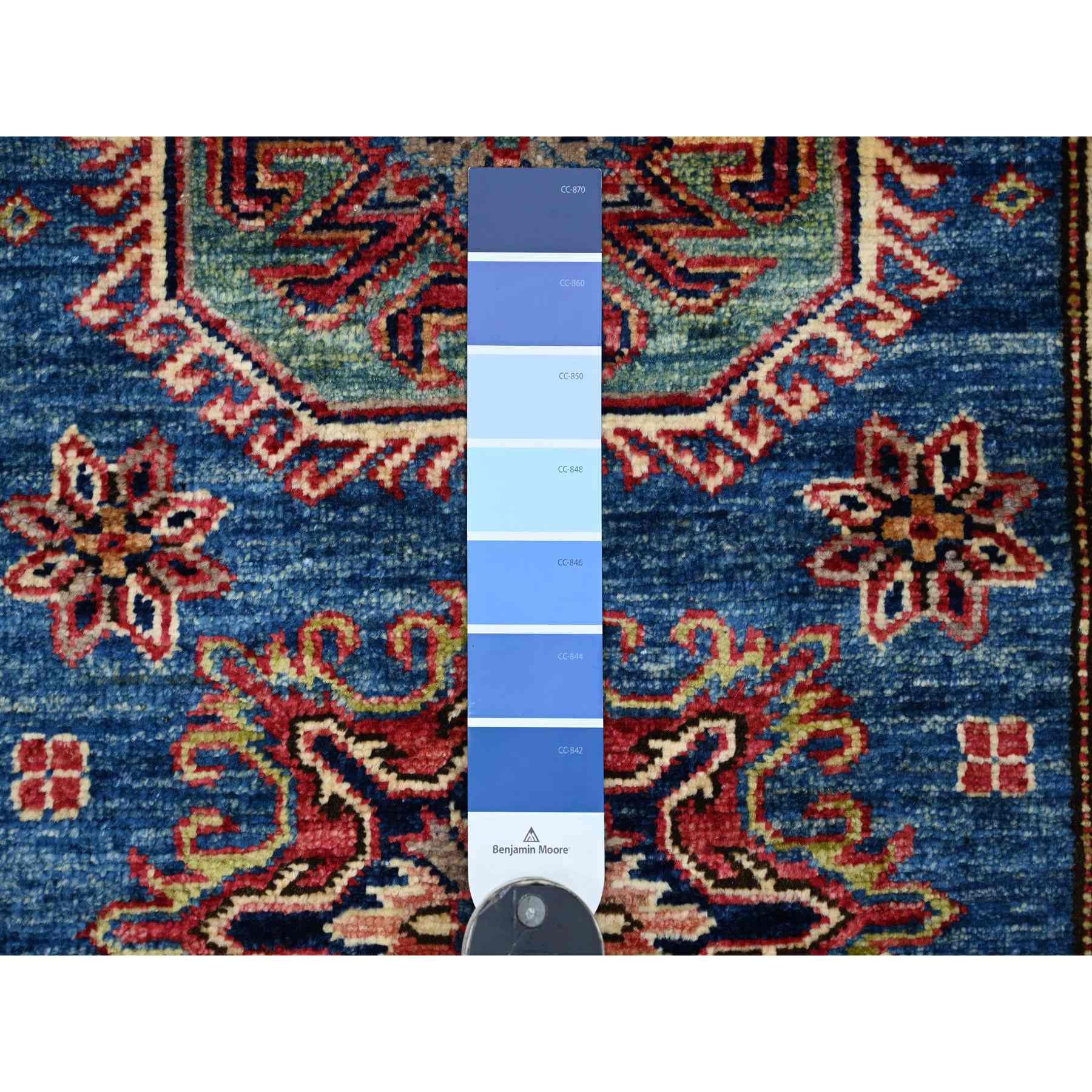 Tribal-Geometric-Hand-Knotted-Rug-106805