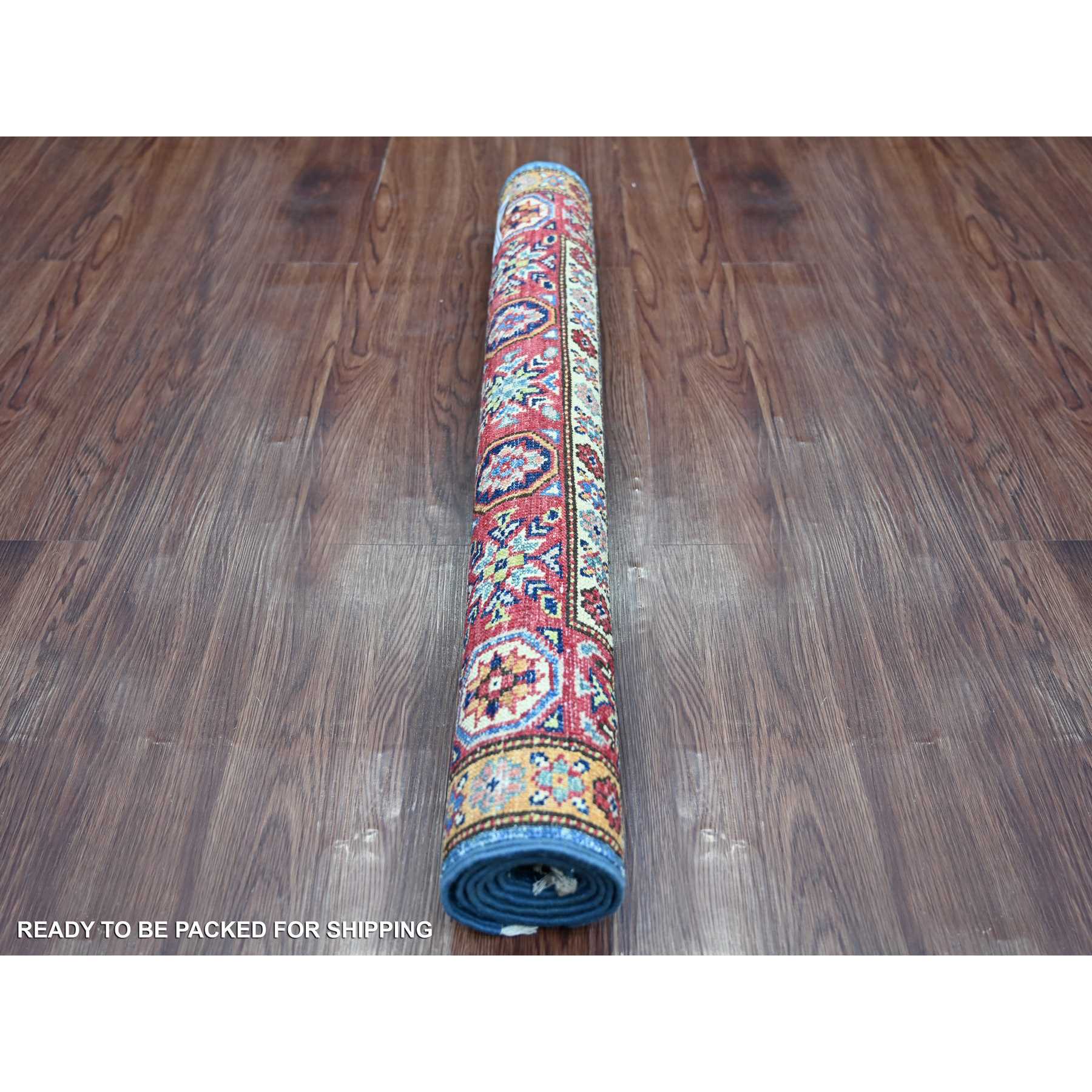 Tribal-Geometric-Hand-Knotted-Rug-106805