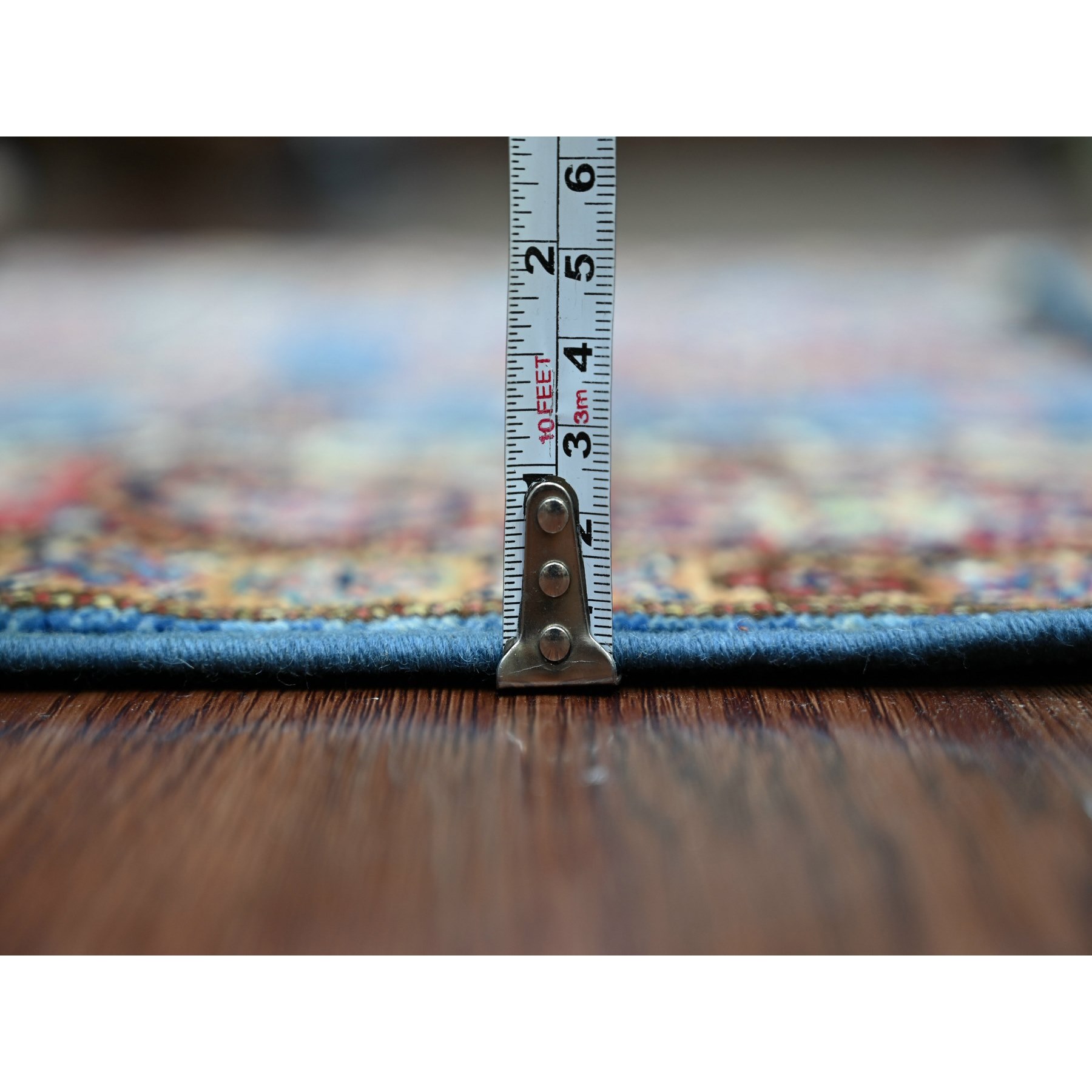 Tribal-Geometric-Hand-Knotted-Rug-106805