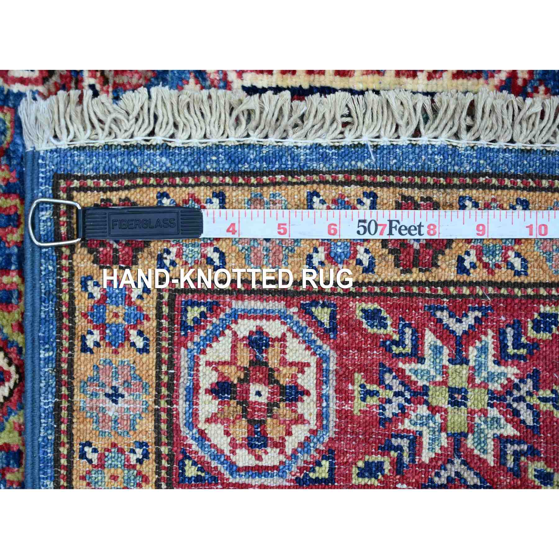 Tribal-Geometric-Hand-Knotted-Rug-106805