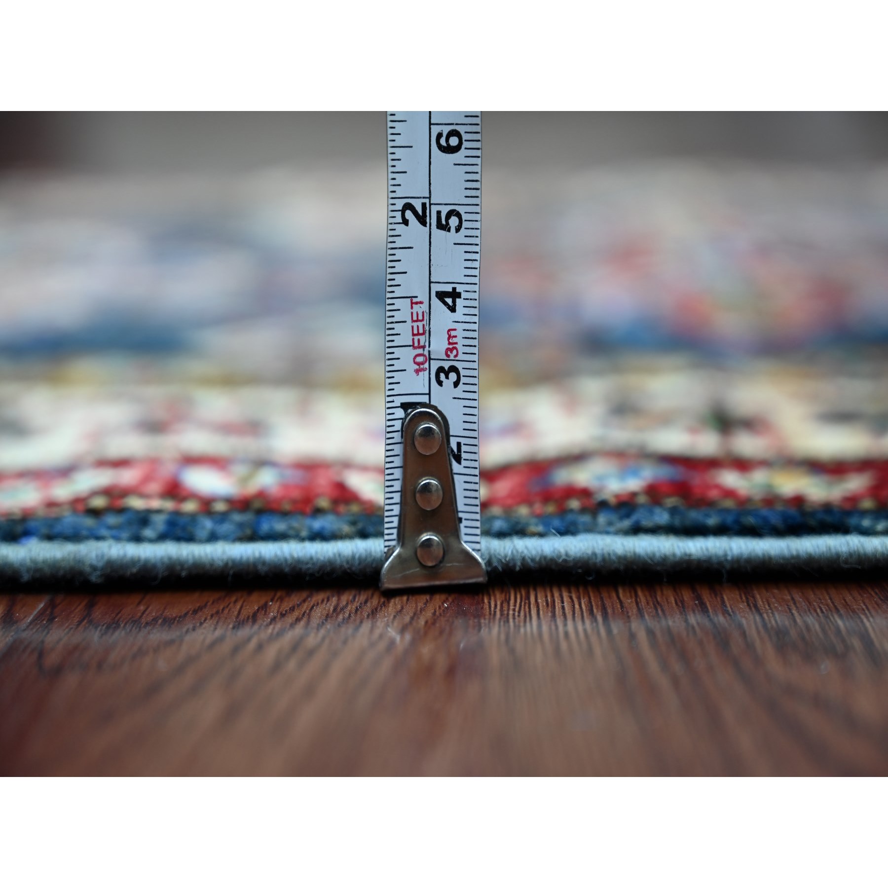 Tribal-Geometric-Hand-Knotted-Rug-106810