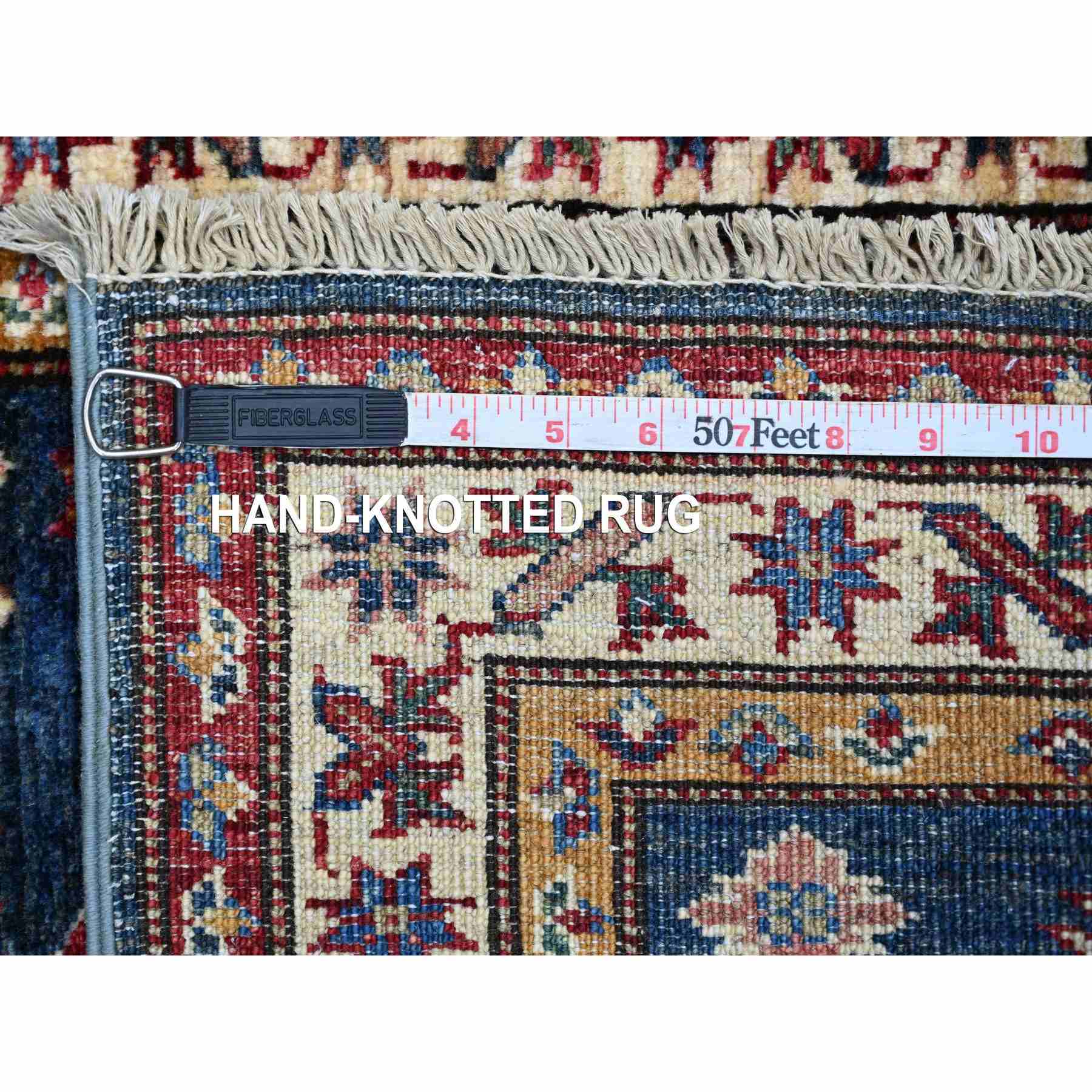 Tribal-Geometric-Hand-Knotted-Rug-106810