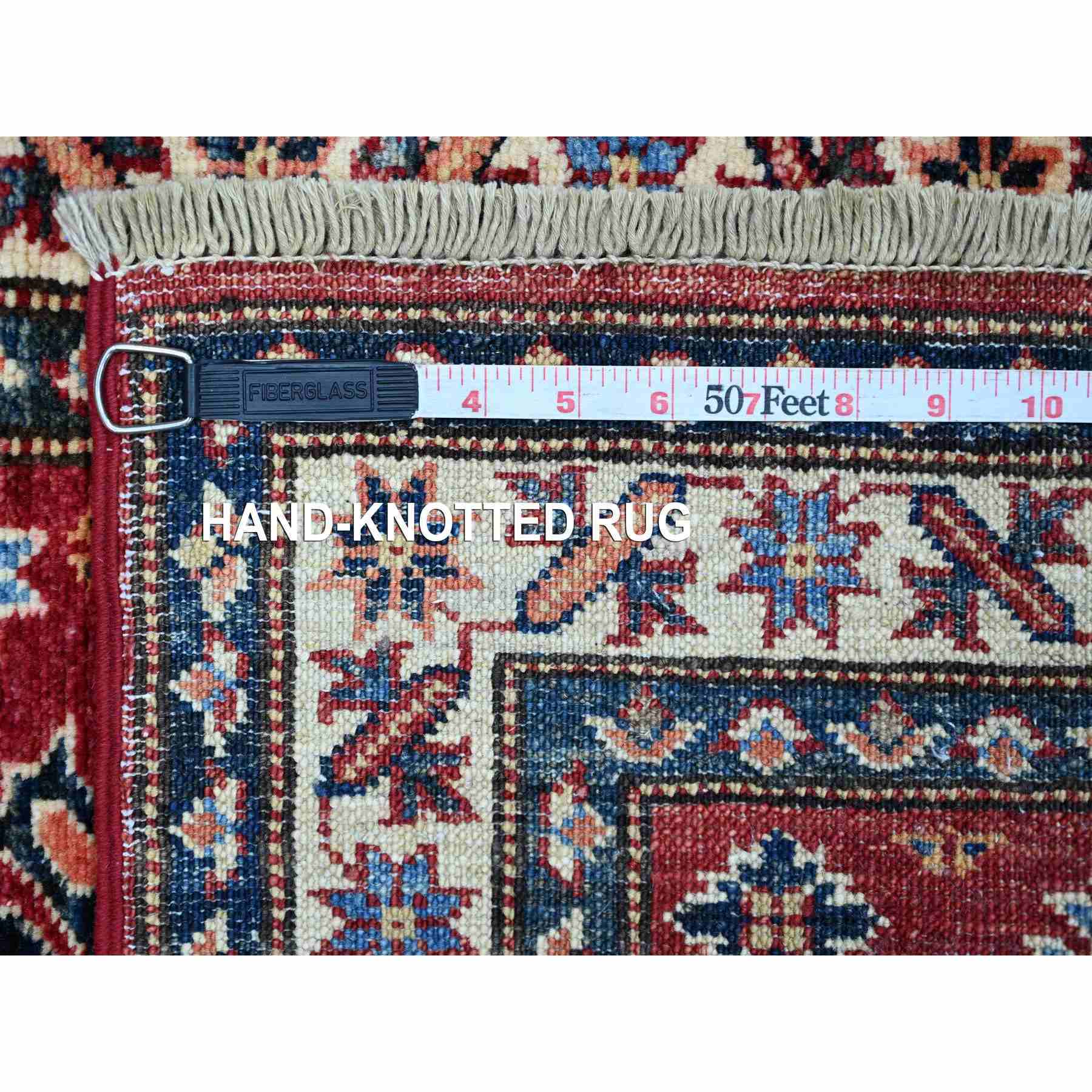 Tribal-Geometric-Hand-Knotted-Rug-106815