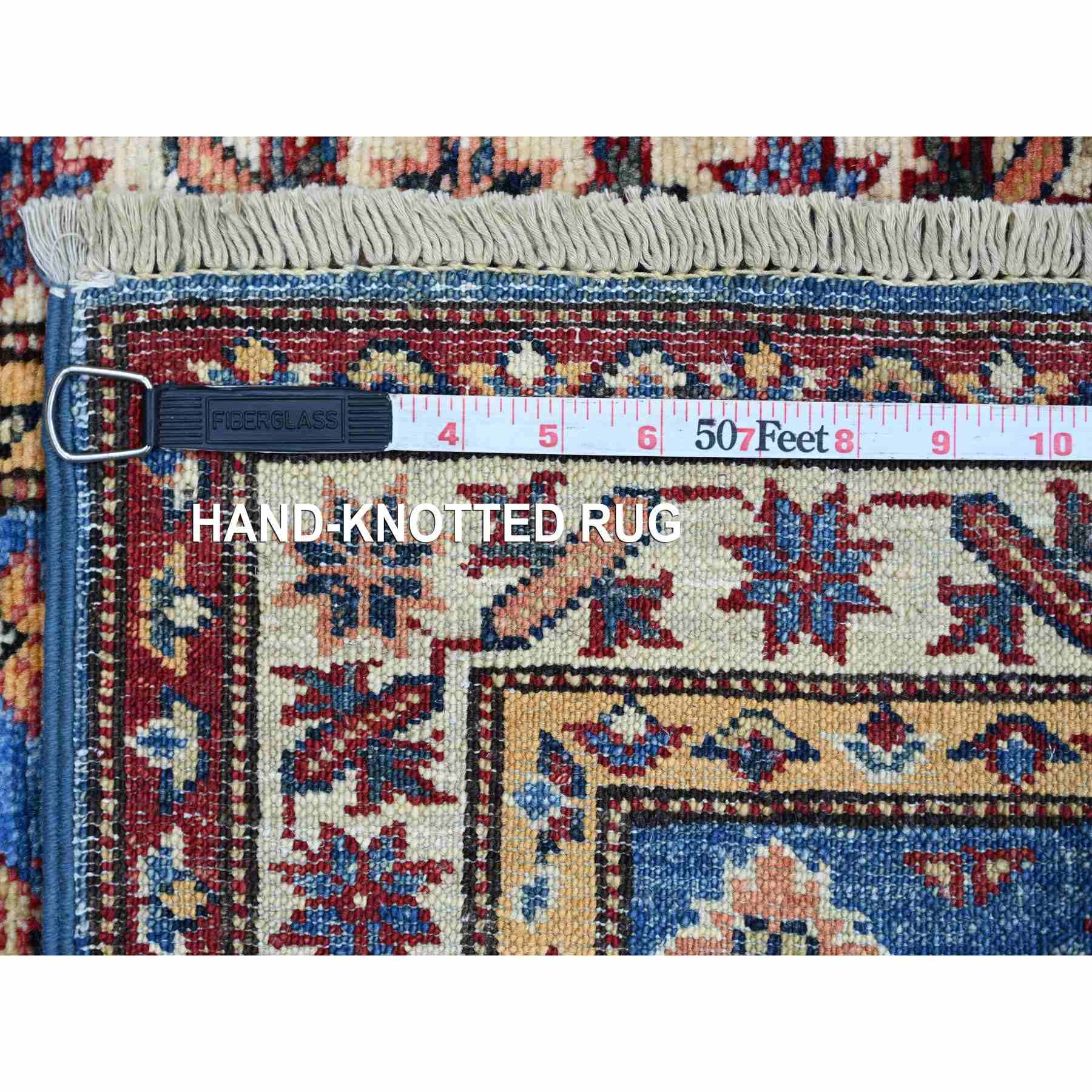 Tribal-Geometric-Hand-Knotted-Rug-106820