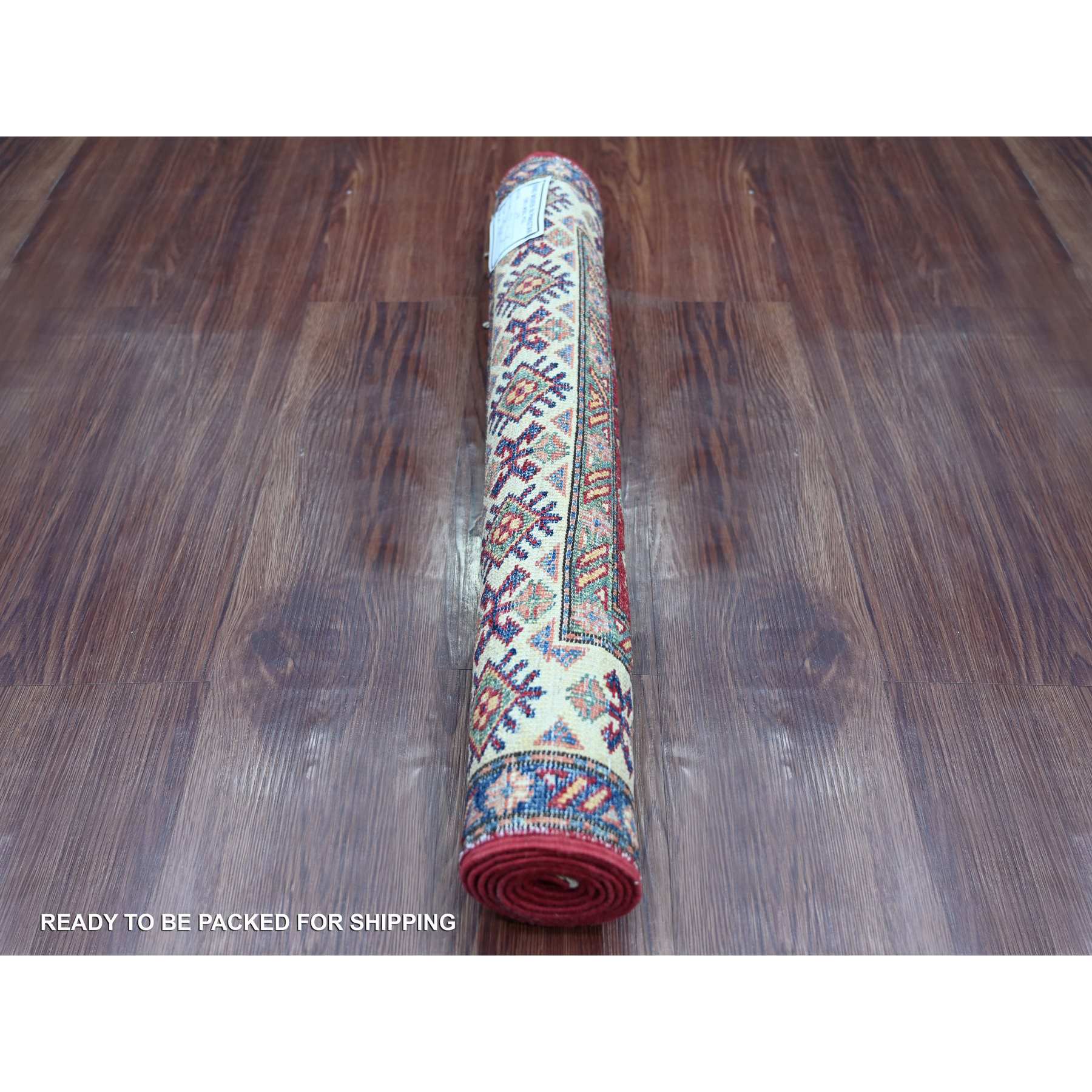 Tribal-Geometric-Hand-Knotted-Rug-106825