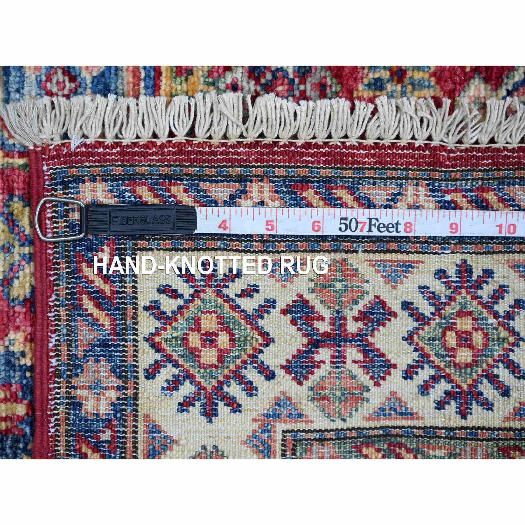 Tribal-Geometric-Hand-Knotted-Rug-106825