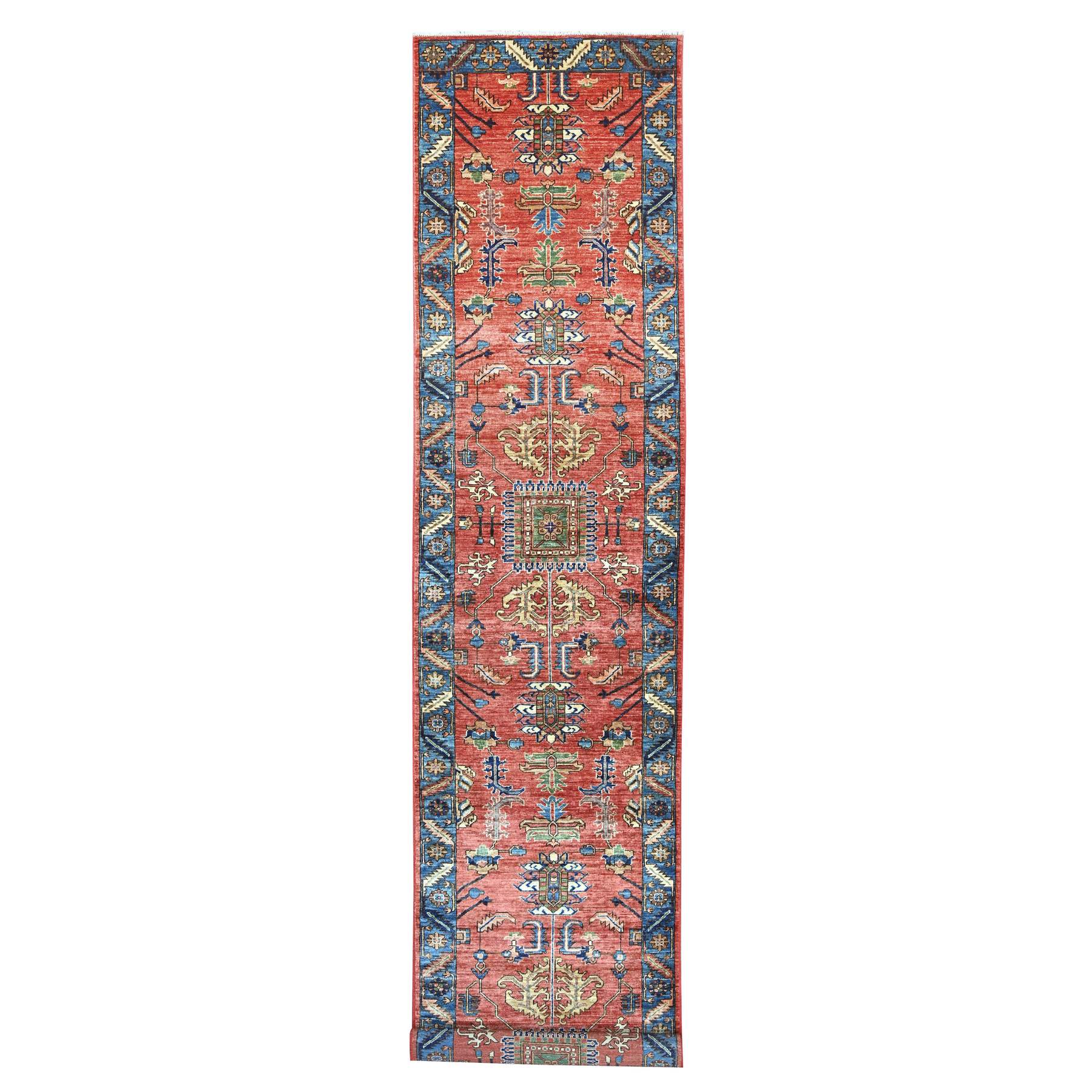 Tribal-Geometric-Hand-Knotted-Rug-106870