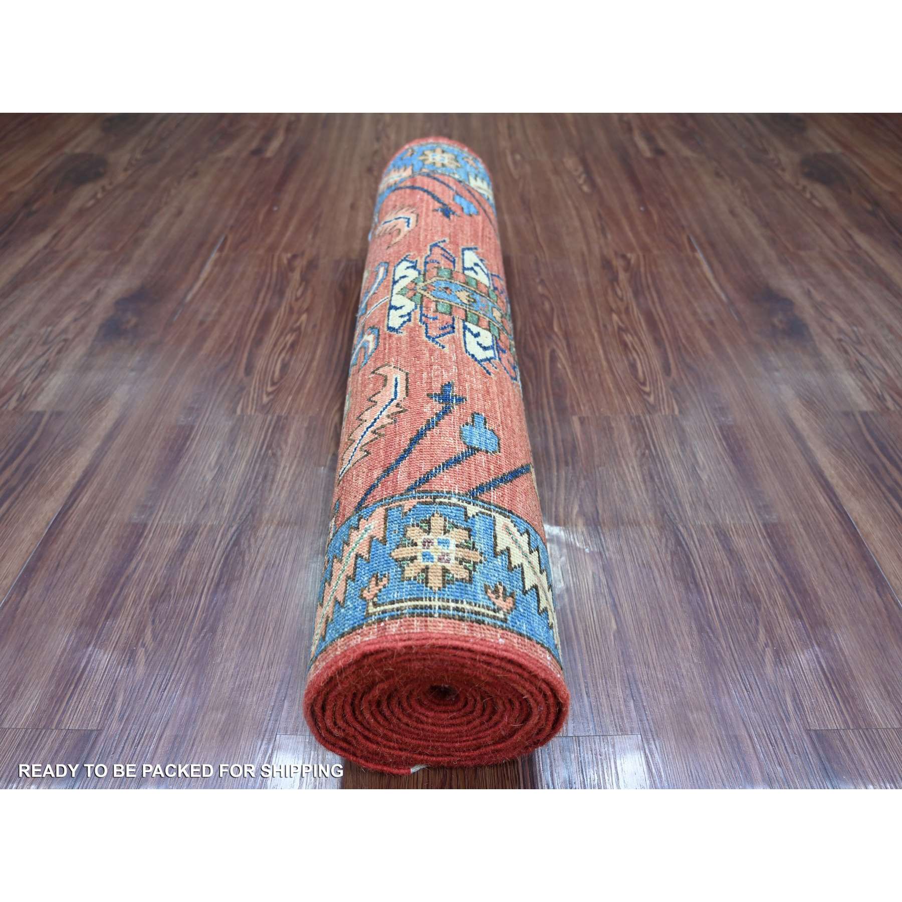 Tribal-Geometric-Hand-Knotted-Rug-106870