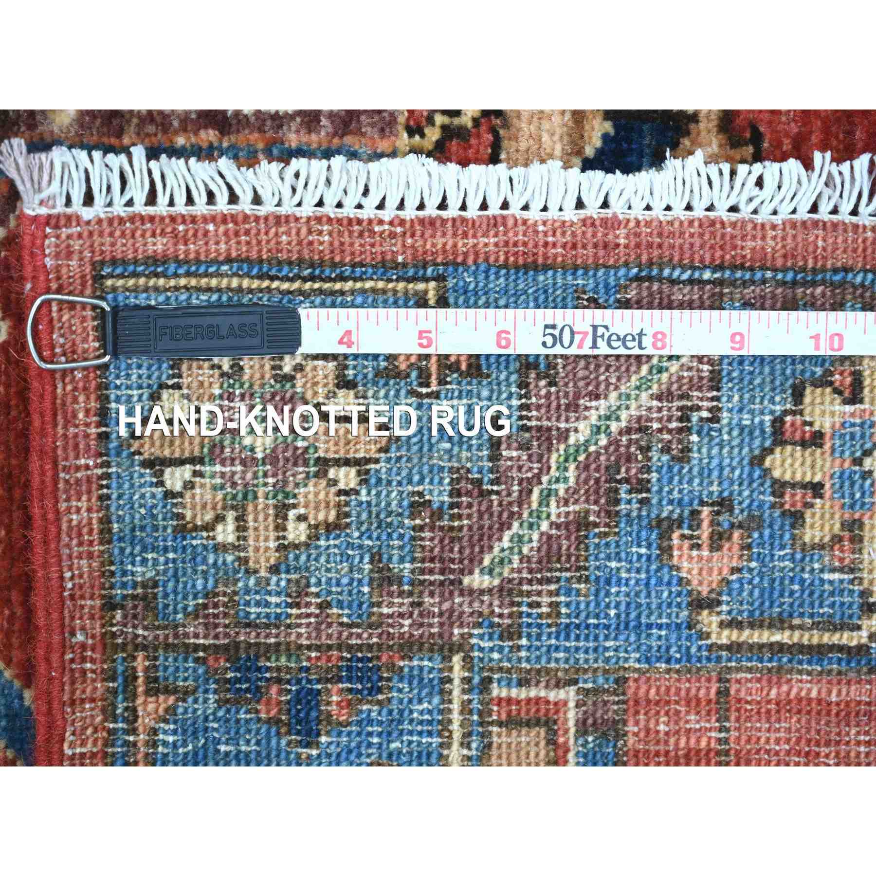 Tribal-Geometric-Hand-Knotted-Rug-106870