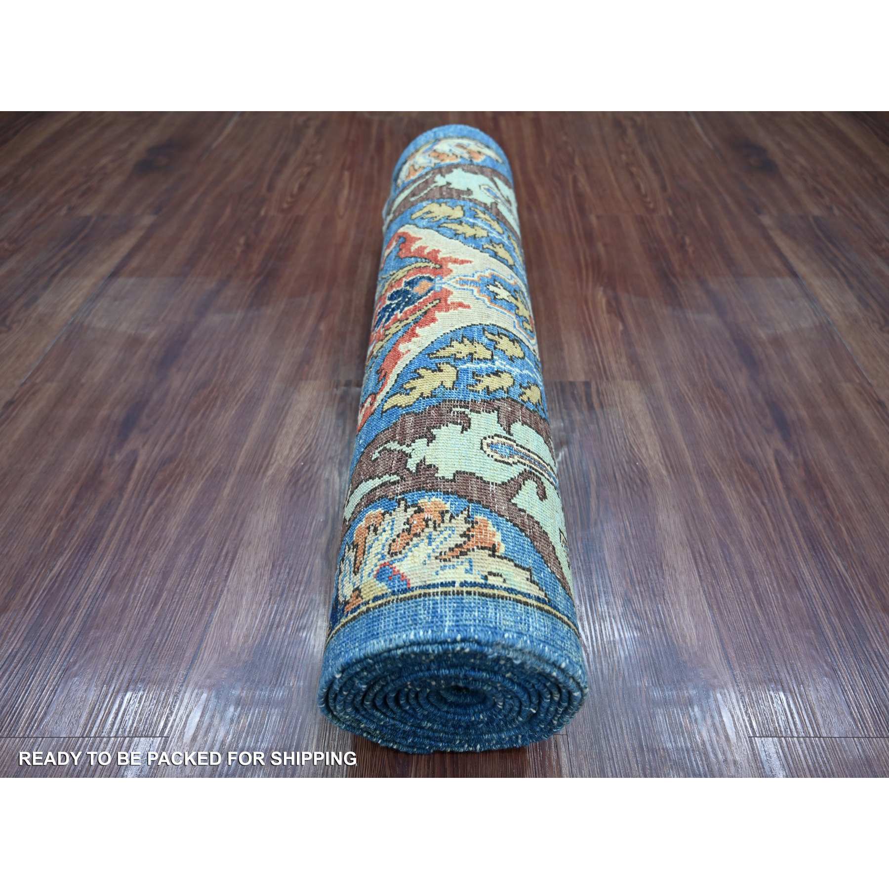 Tribal-Geometric-Hand-Knotted-Rug-106875