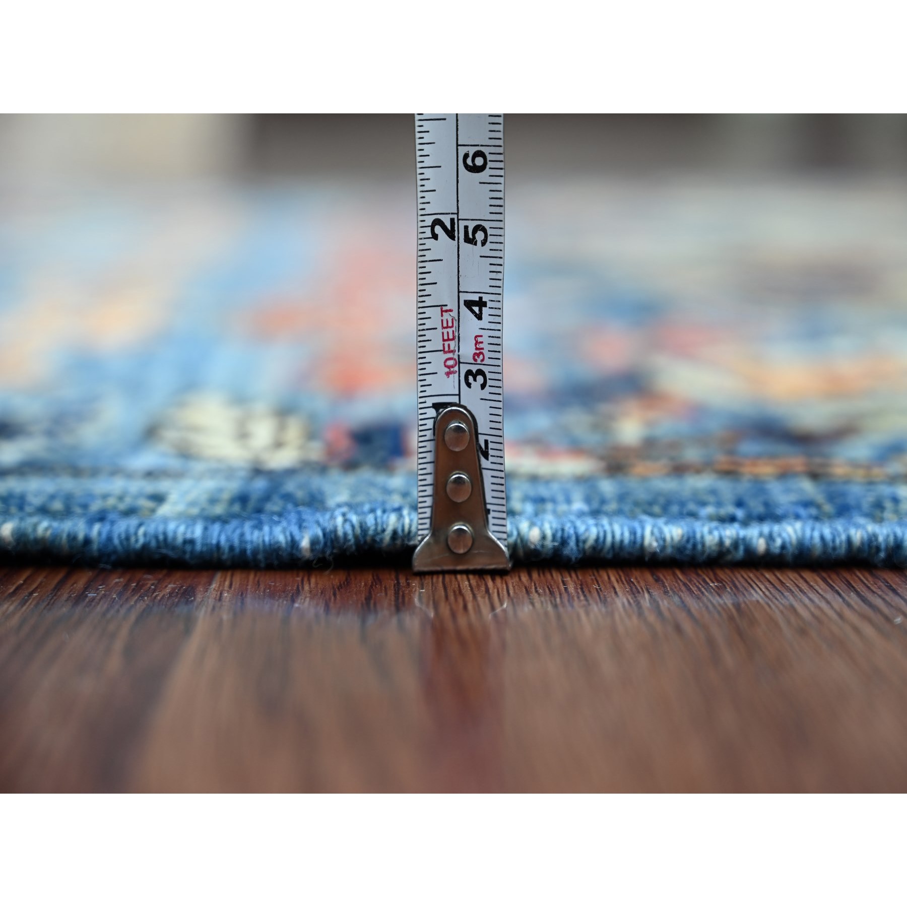 Tribal-Geometric-Hand-Knotted-Rug-106875