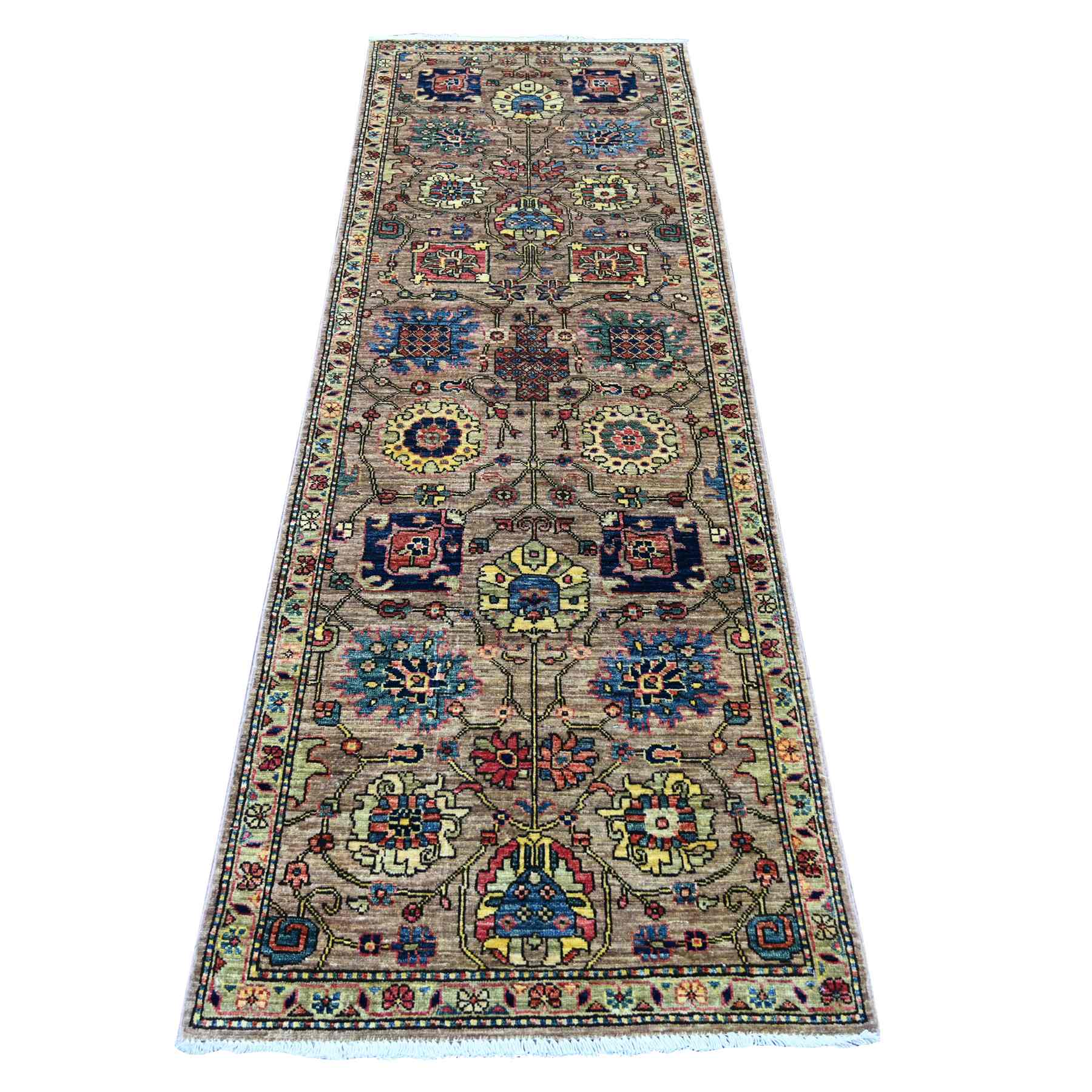 Tribal-Geometric-Hand-Knotted-Rug-106880