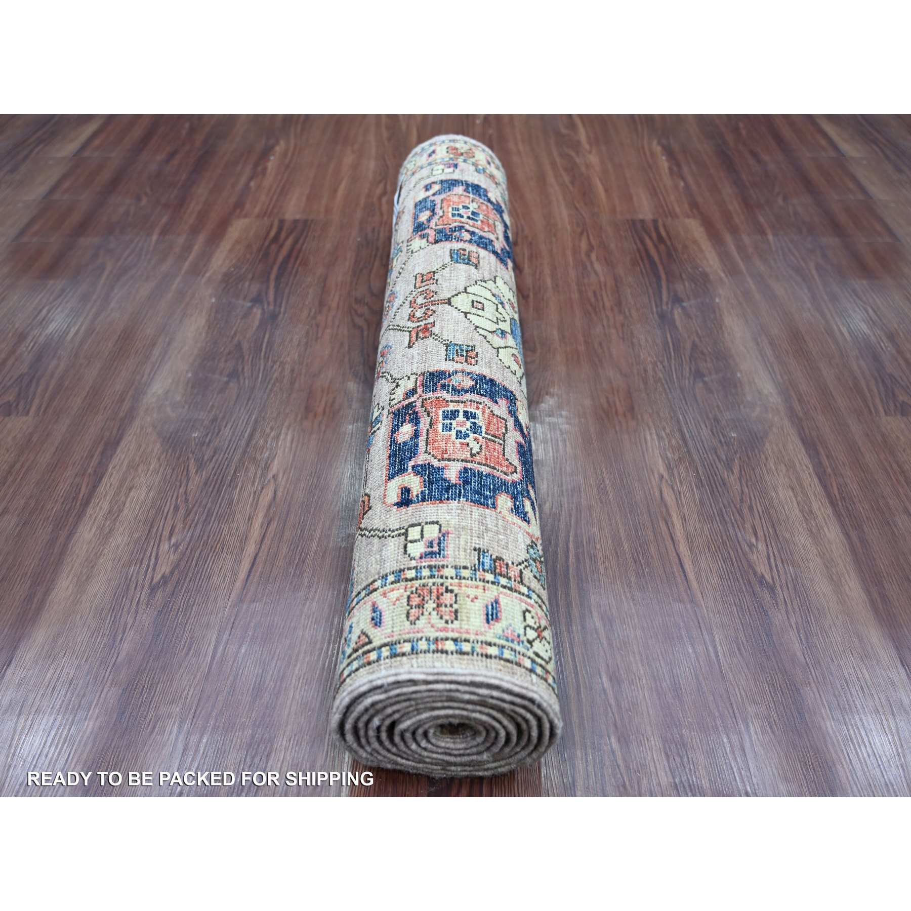 Tribal-Geometric-Hand-Knotted-Rug-106880