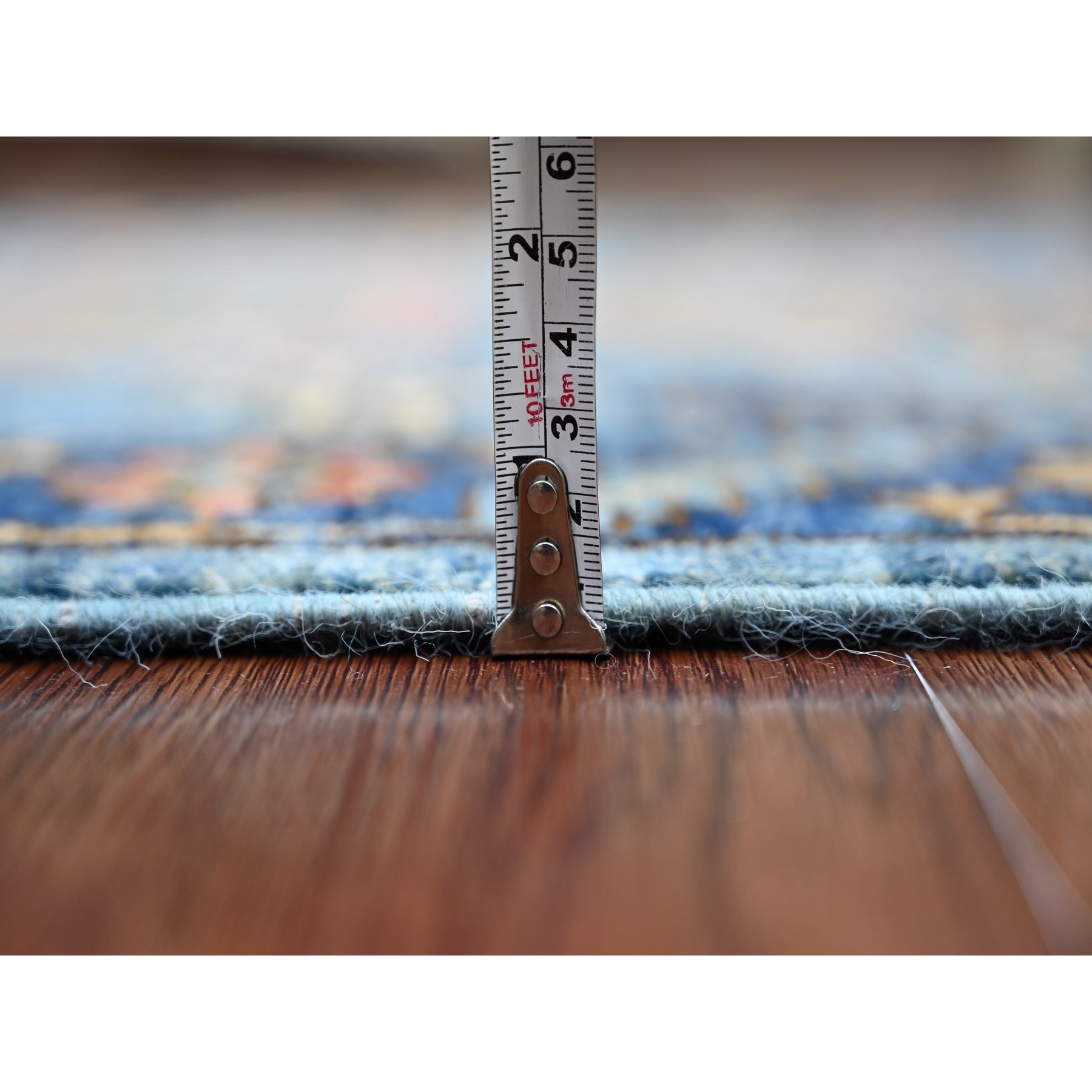 Tribal-Geometric-Hand-Knotted-Rug-106885