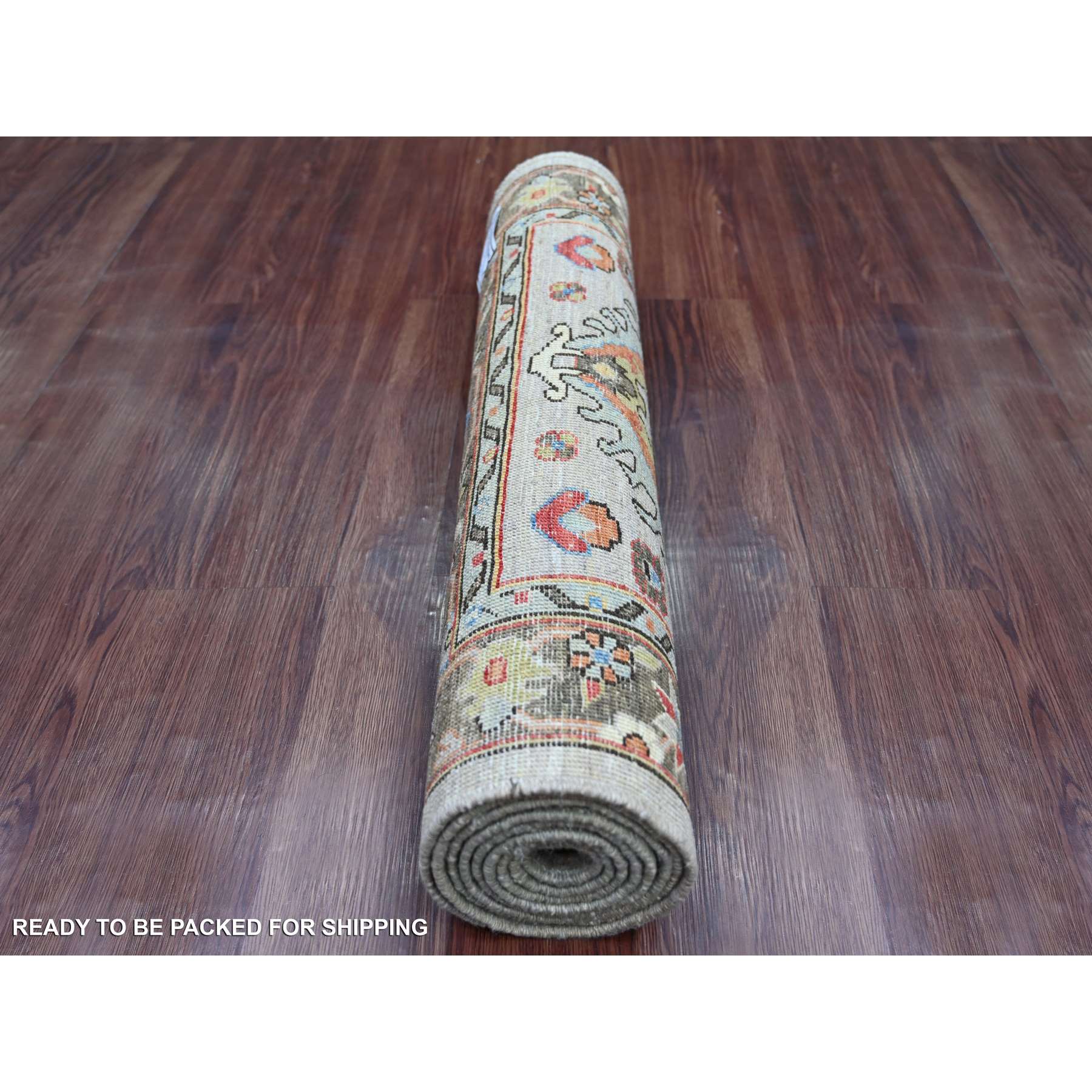 Tribal-Geometric-Hand-Knotted-Rug-106890