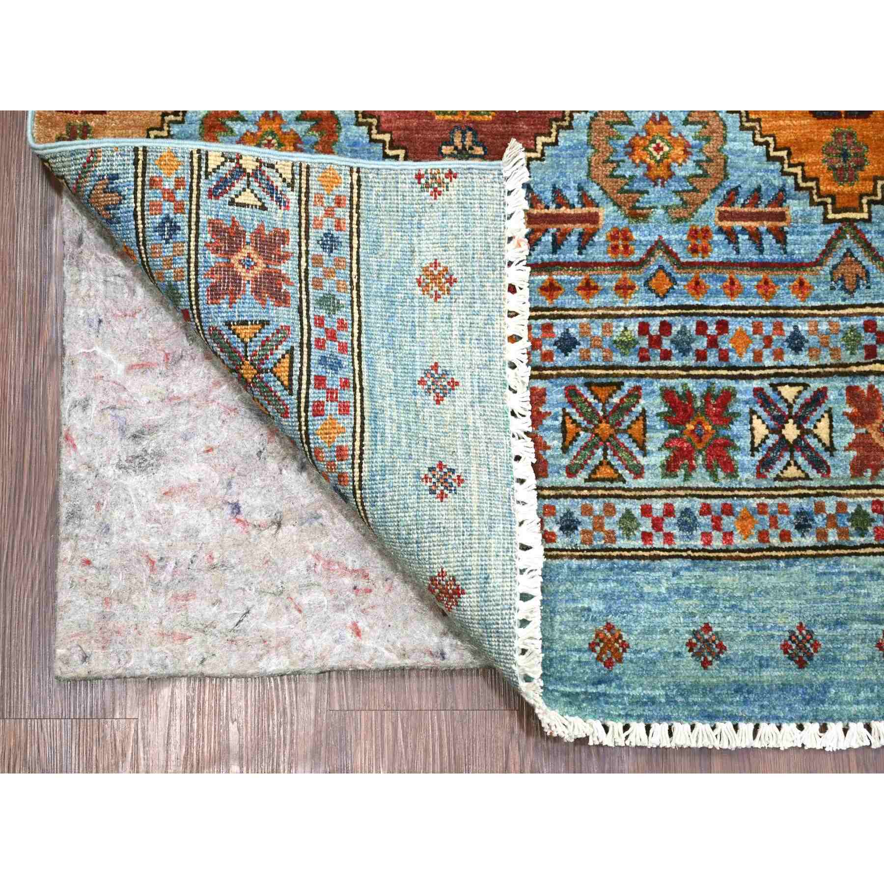 Tribal-Geometric-Hand-Knotted-Rug-106995