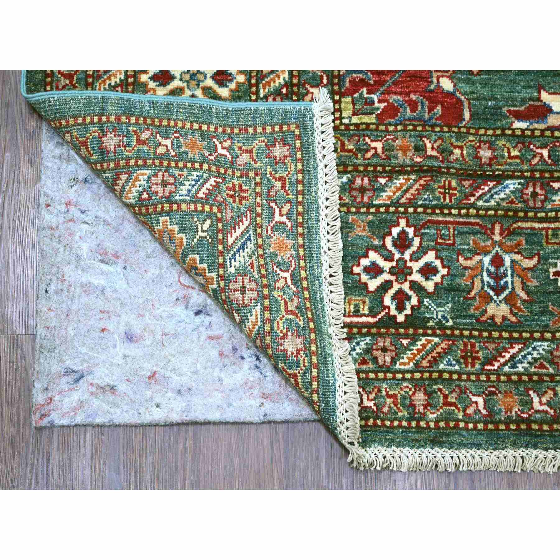 Tribal-Geometric-Hand-Knotted-Rug-107000