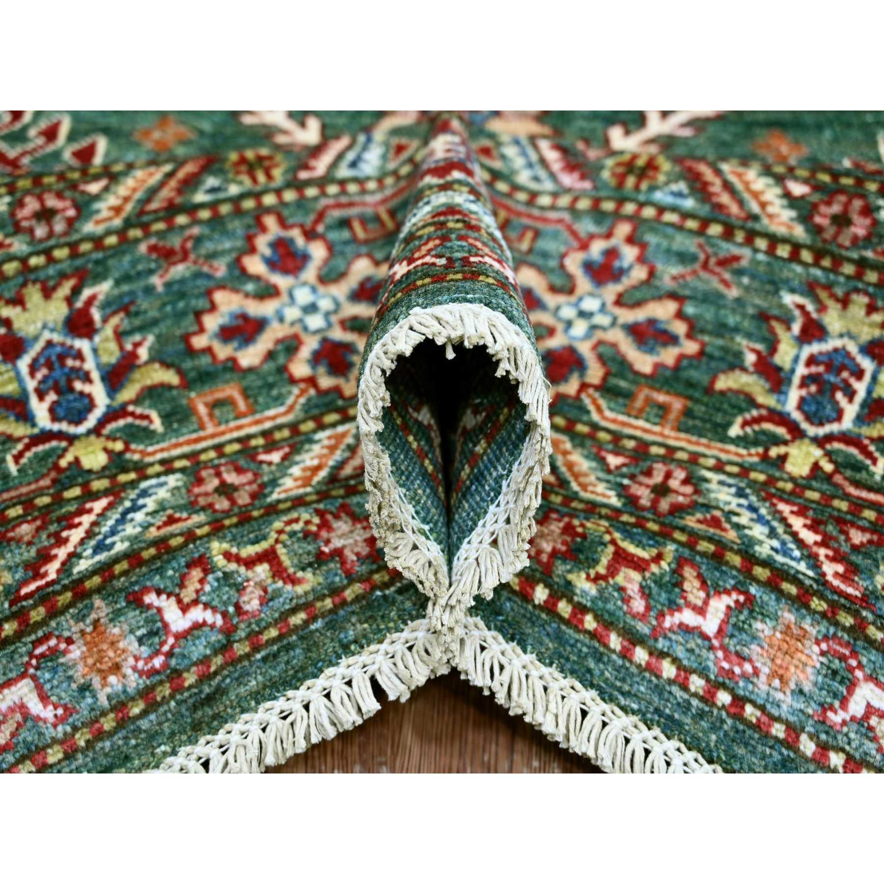 Tribal-Geometric-Hand-Knotted-Rug-107000