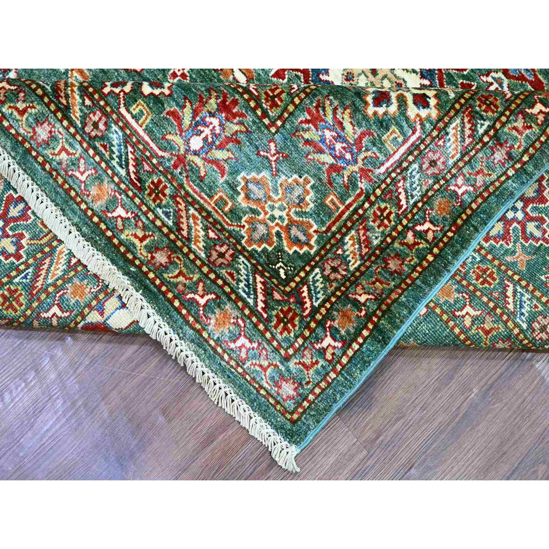 Tribal-Geometric-Hand-Knotted-Rug-107000