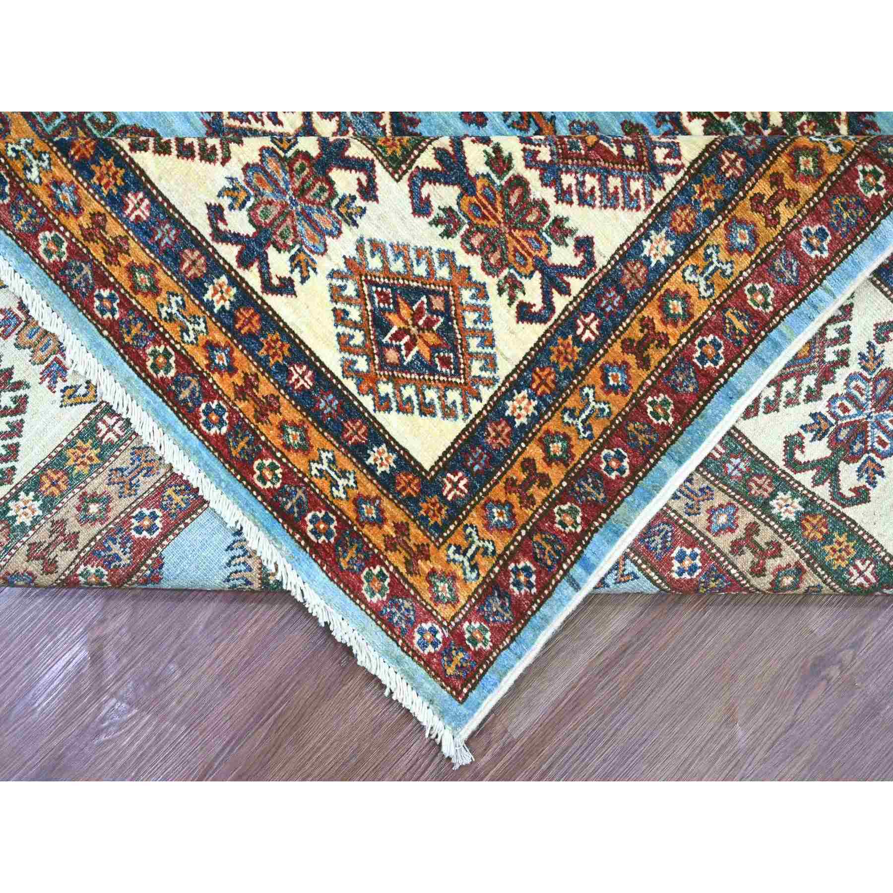 Tribal-Geometric-Hand-Knotted-Rug-107005