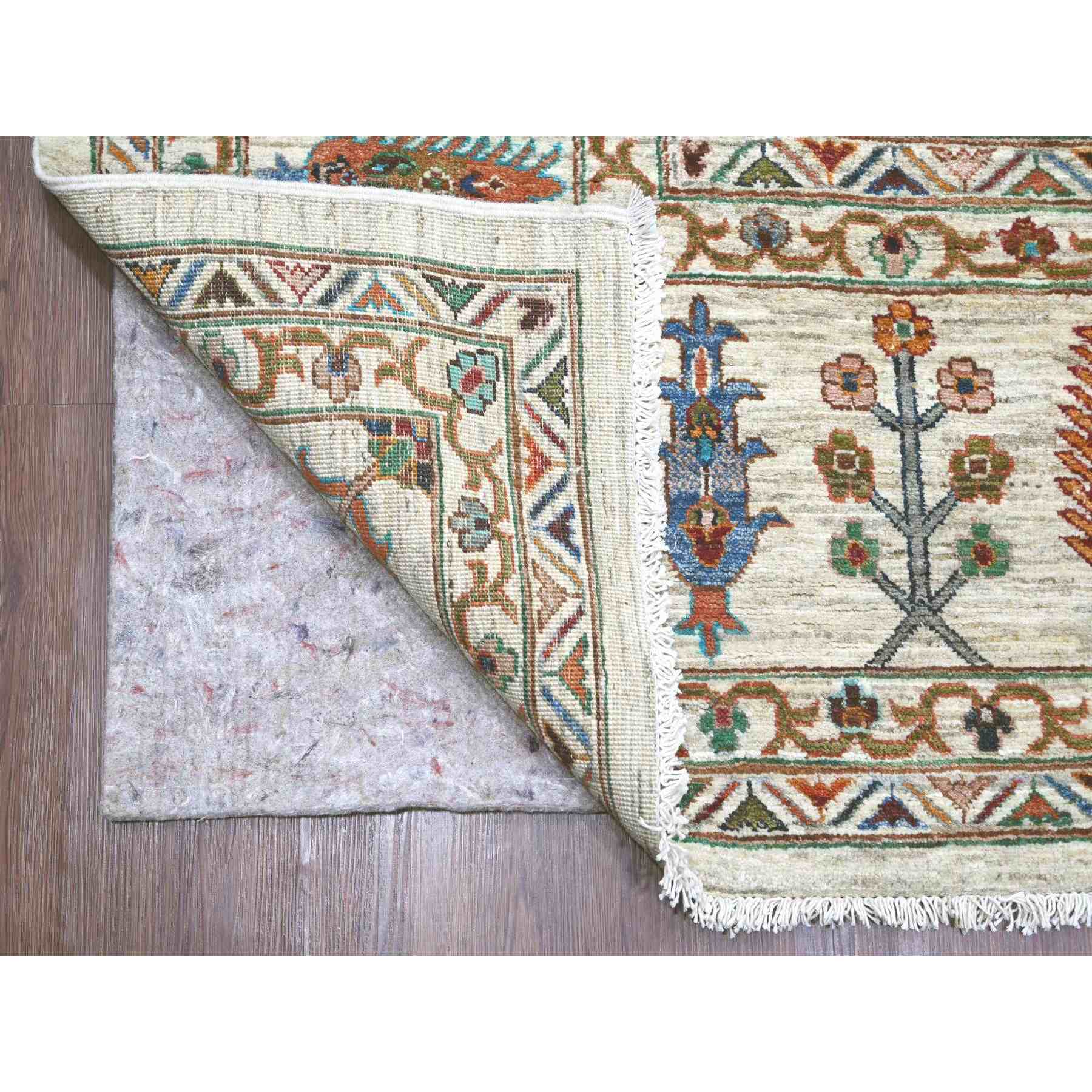 Tribal-Geometric-Hand-Knotted-Rug-107010