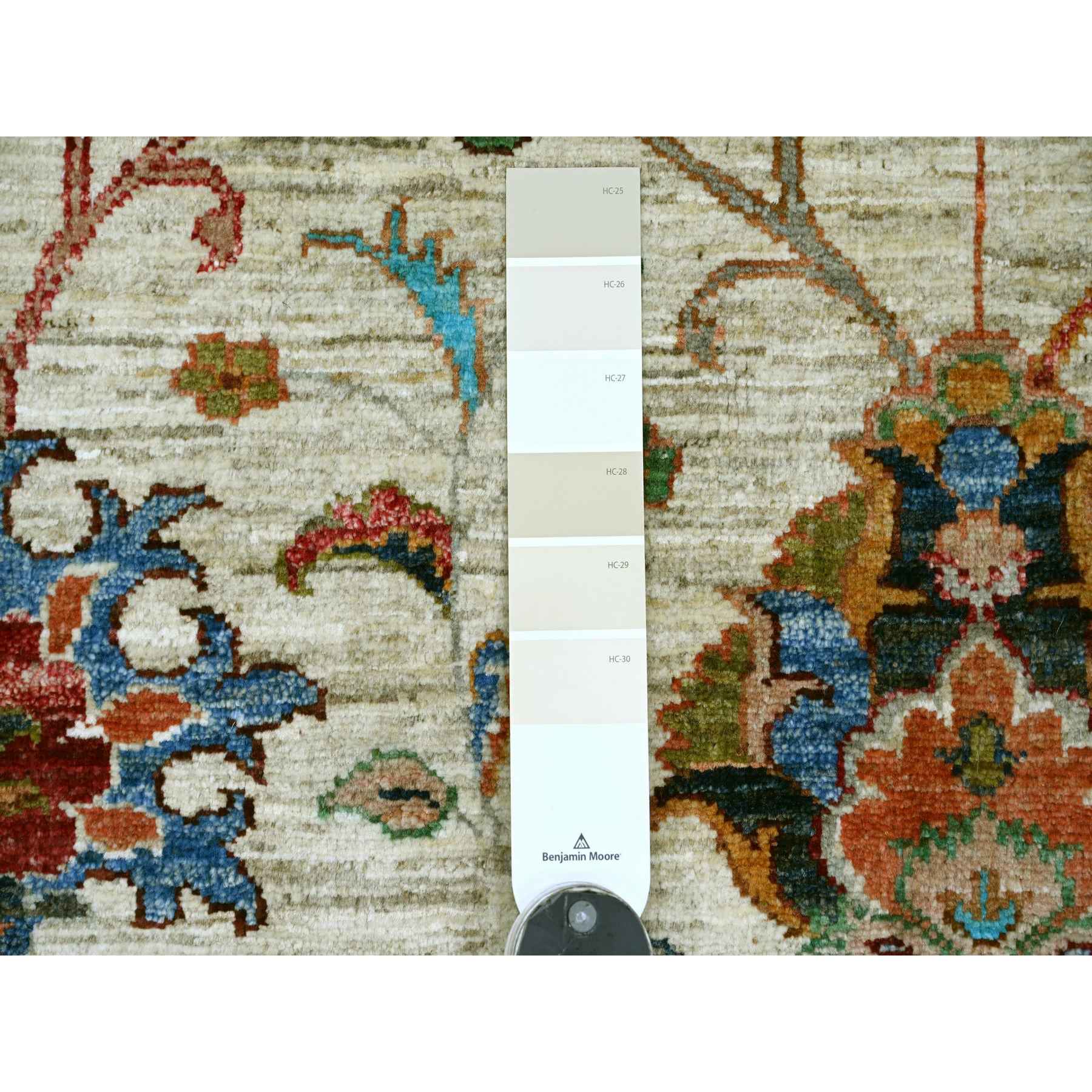 Tribal-Geometric-Hand-Knotted-Rug-107010
