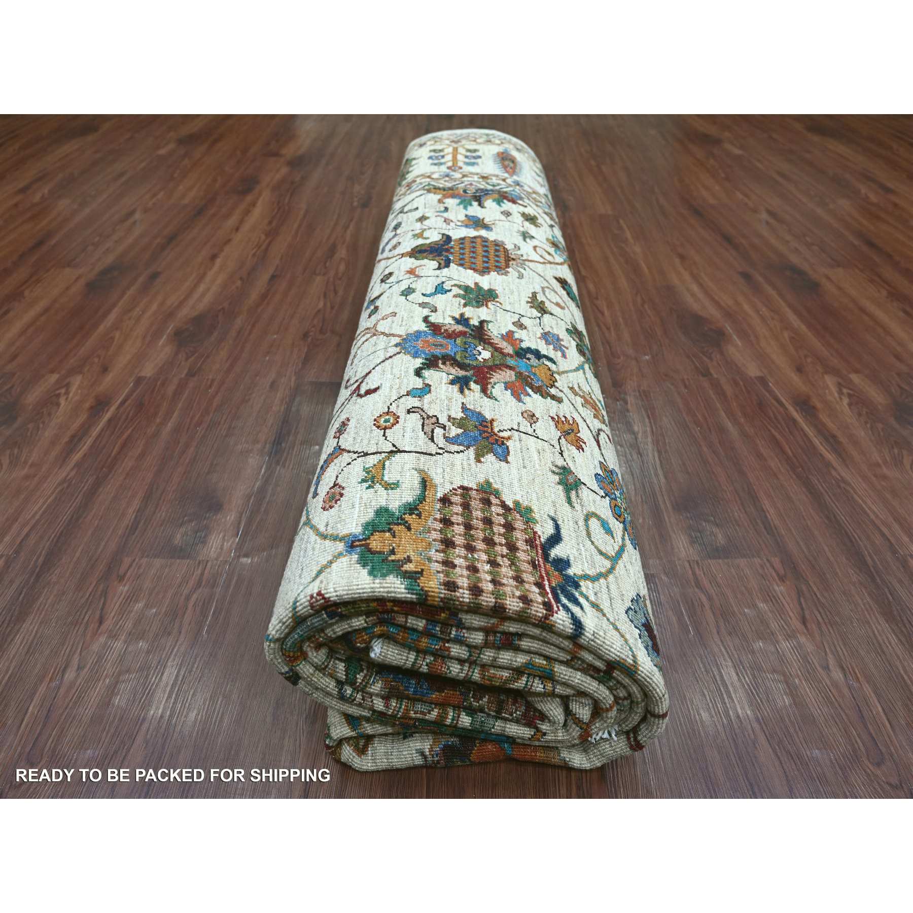 Tribal-Geometric-Hand-Knotted-Rug-107010